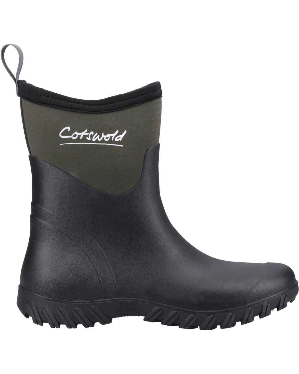 Cotswold Gray Winfield Short Rubber Wellington Boots for men