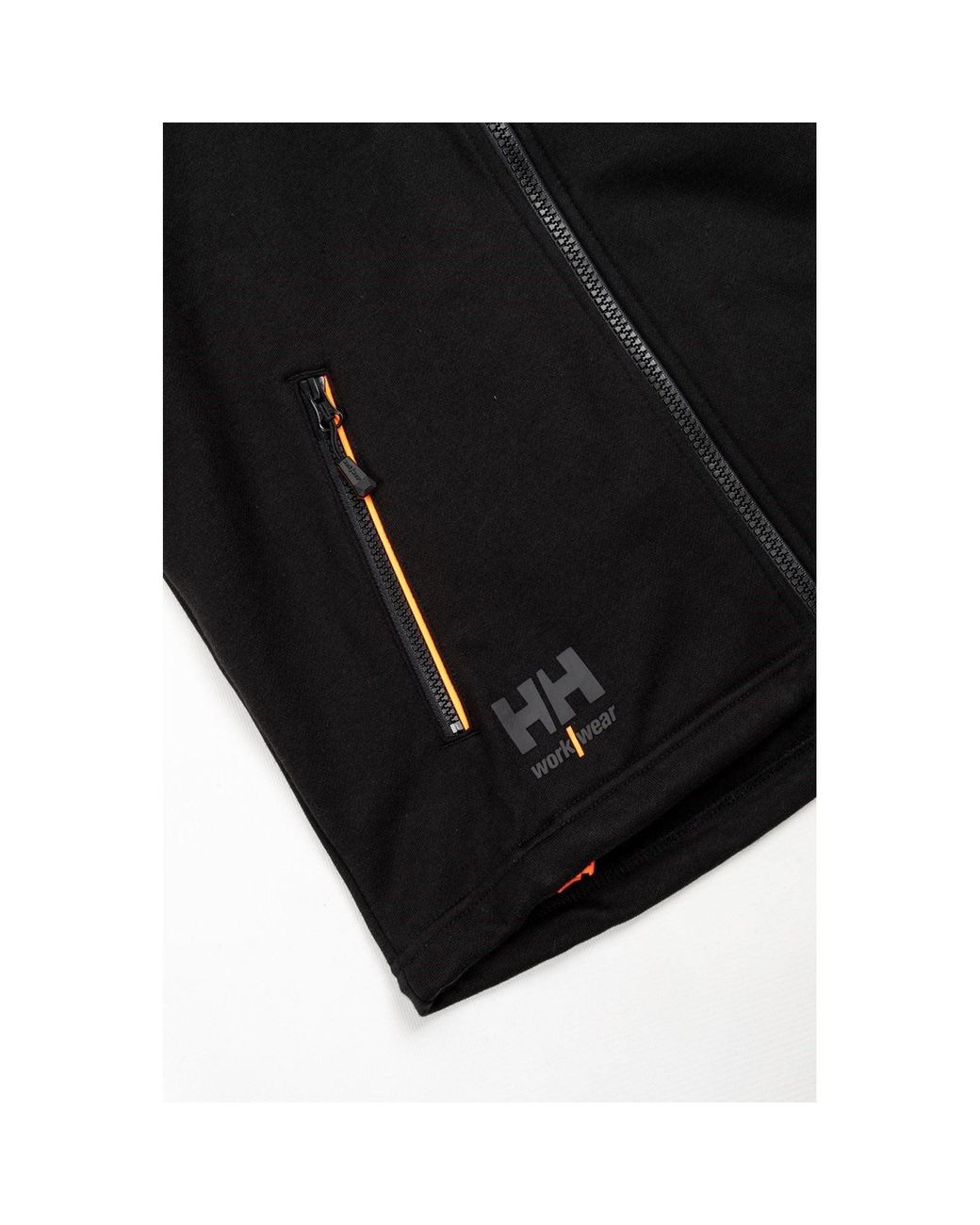 Helly Hansen Black Chelsea Evolution Cotton Hooded Sweatshirt for men