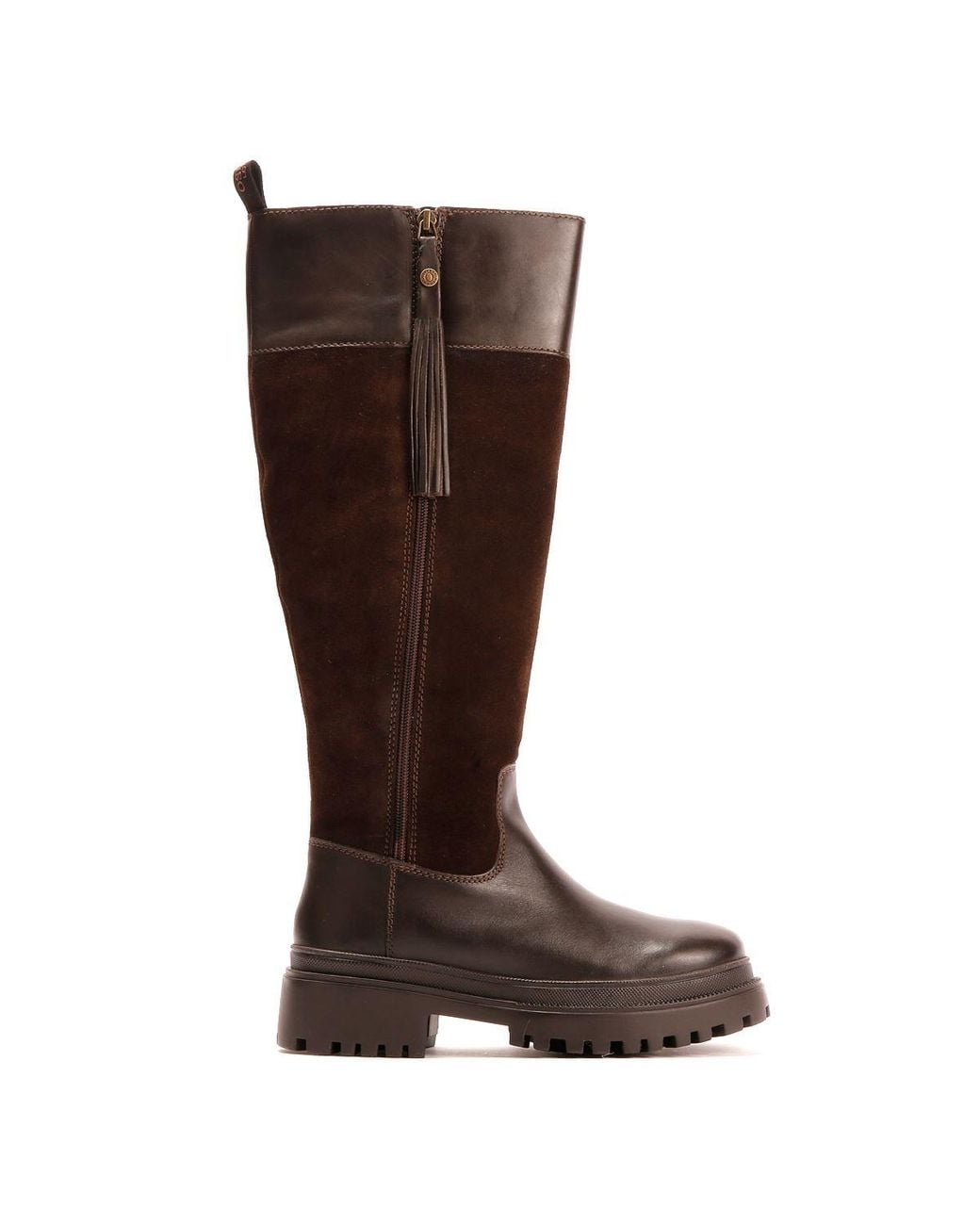 Osprey Brown The Bramble Tall Leather Chocolate Burnish Boots