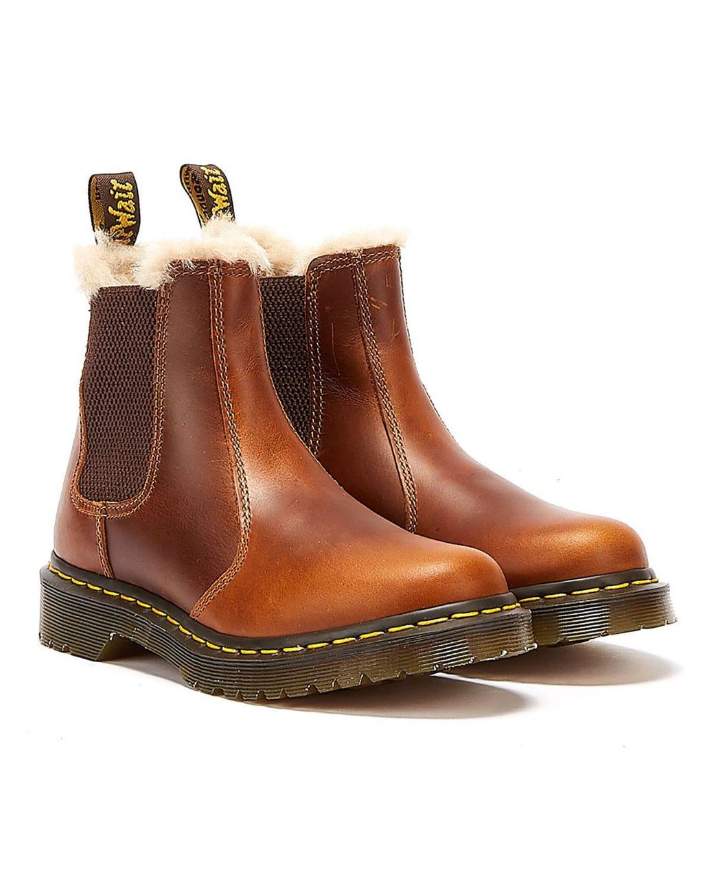 Dr. Martens Dr. martens 2976 leonore butterscotch e boots in Braun | Lyst AT