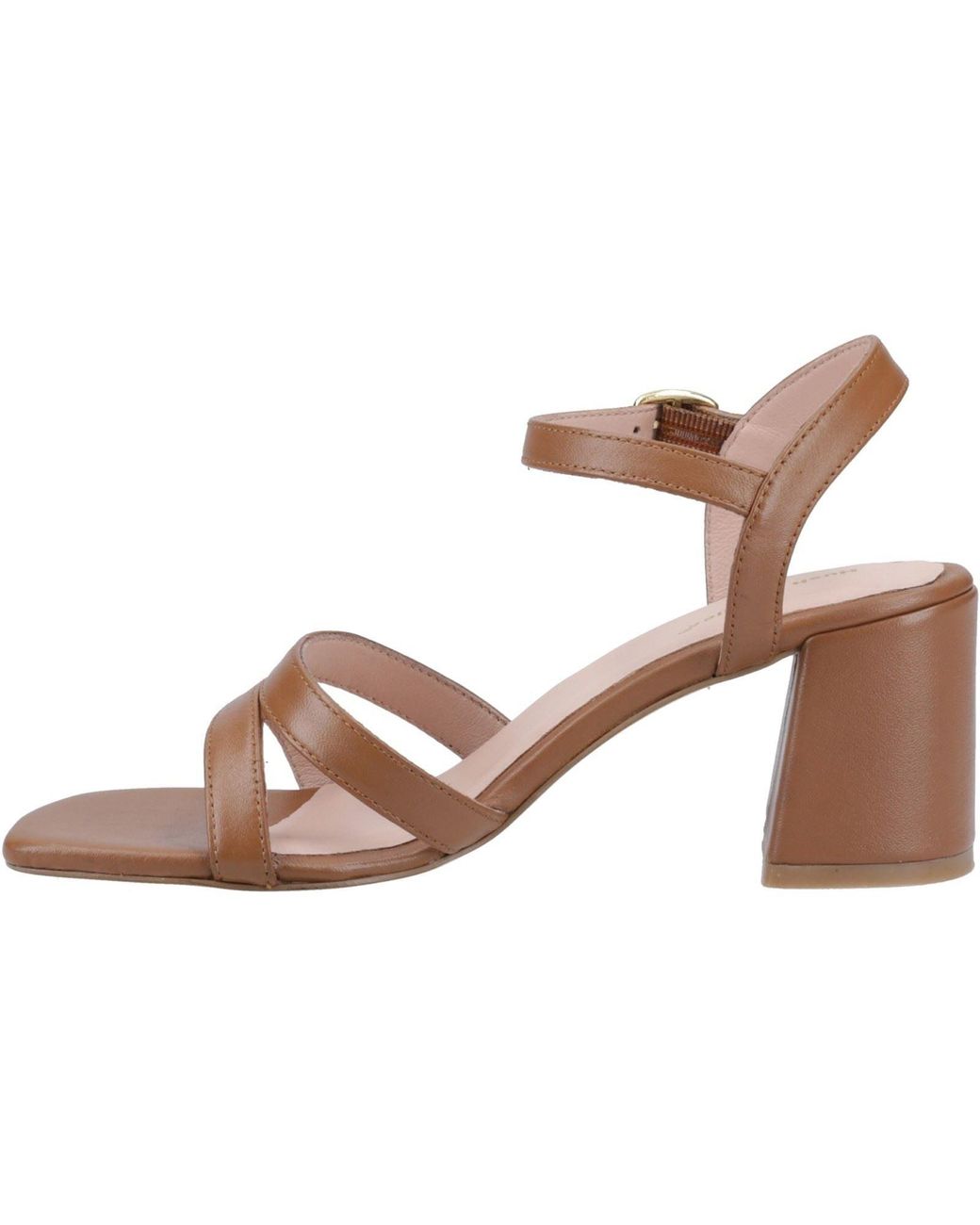 Hush Puppies Brown Nalani Leather Heels