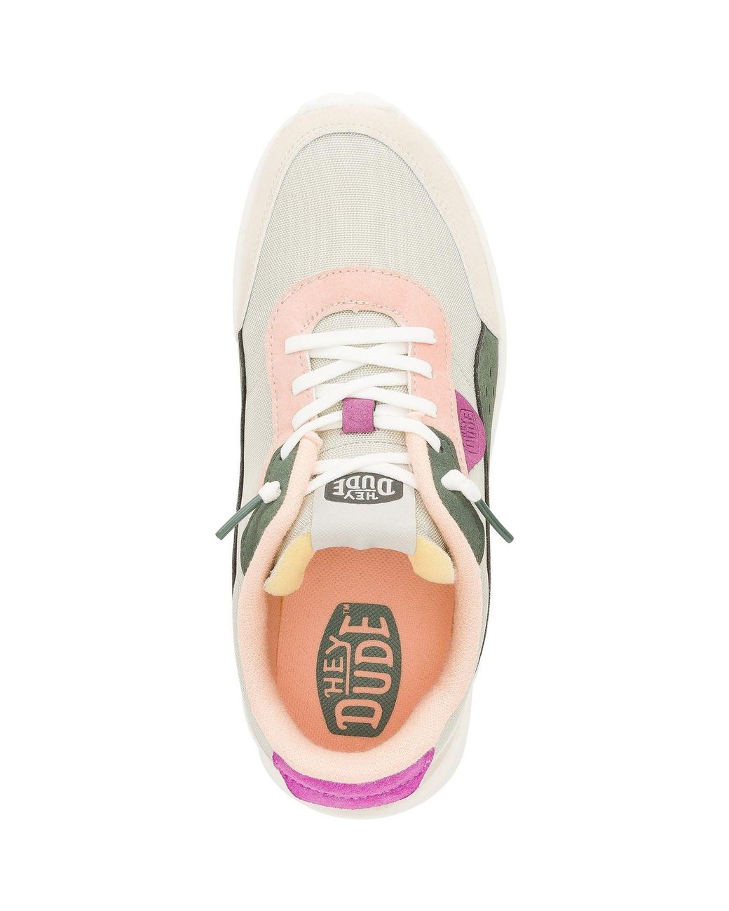 HeyDude Gray Hayden Colorblock Synthetic Dusty/Multi Trainers