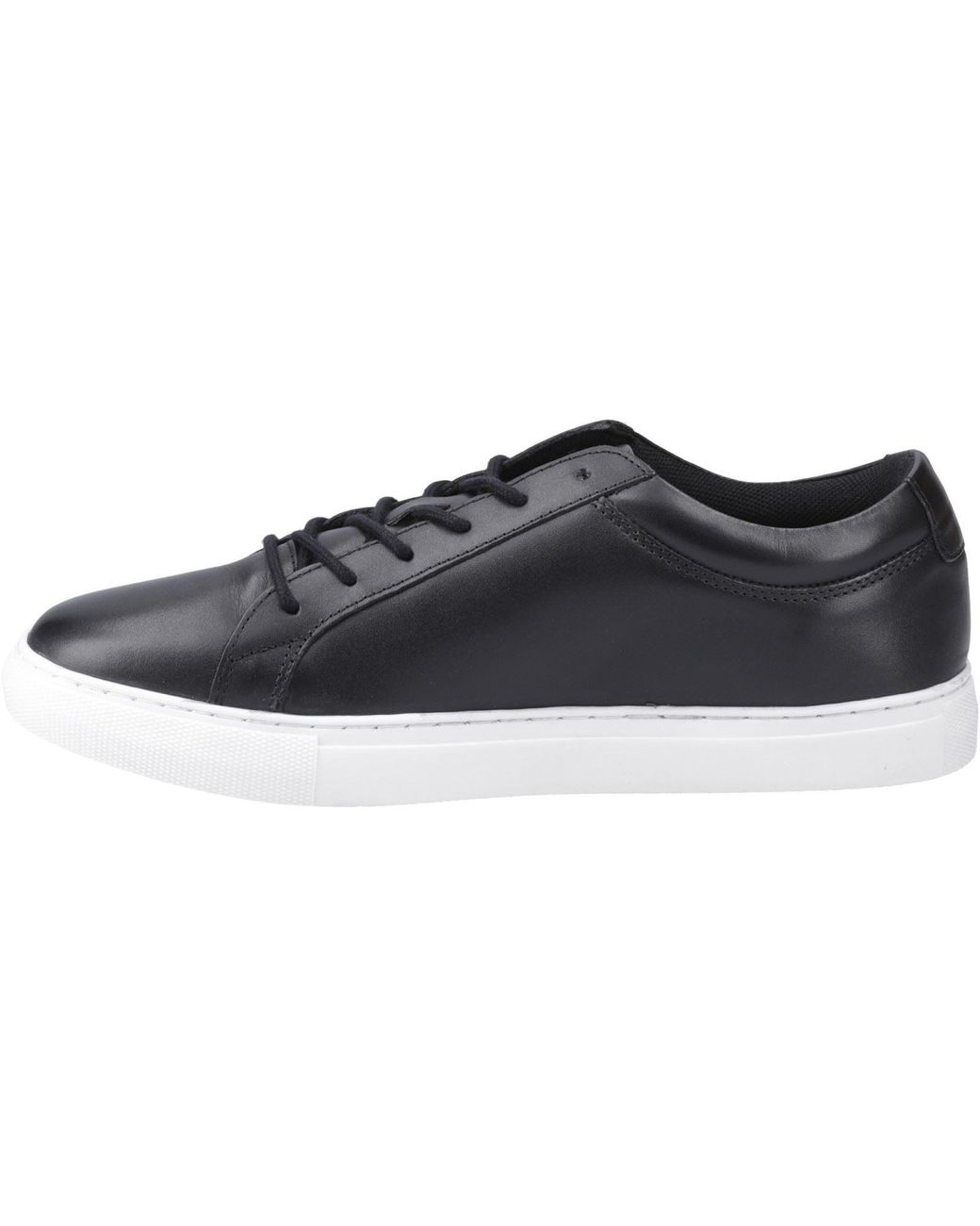 Jack & Jones Blue Galaxy Leather Anthracite Trainers for men