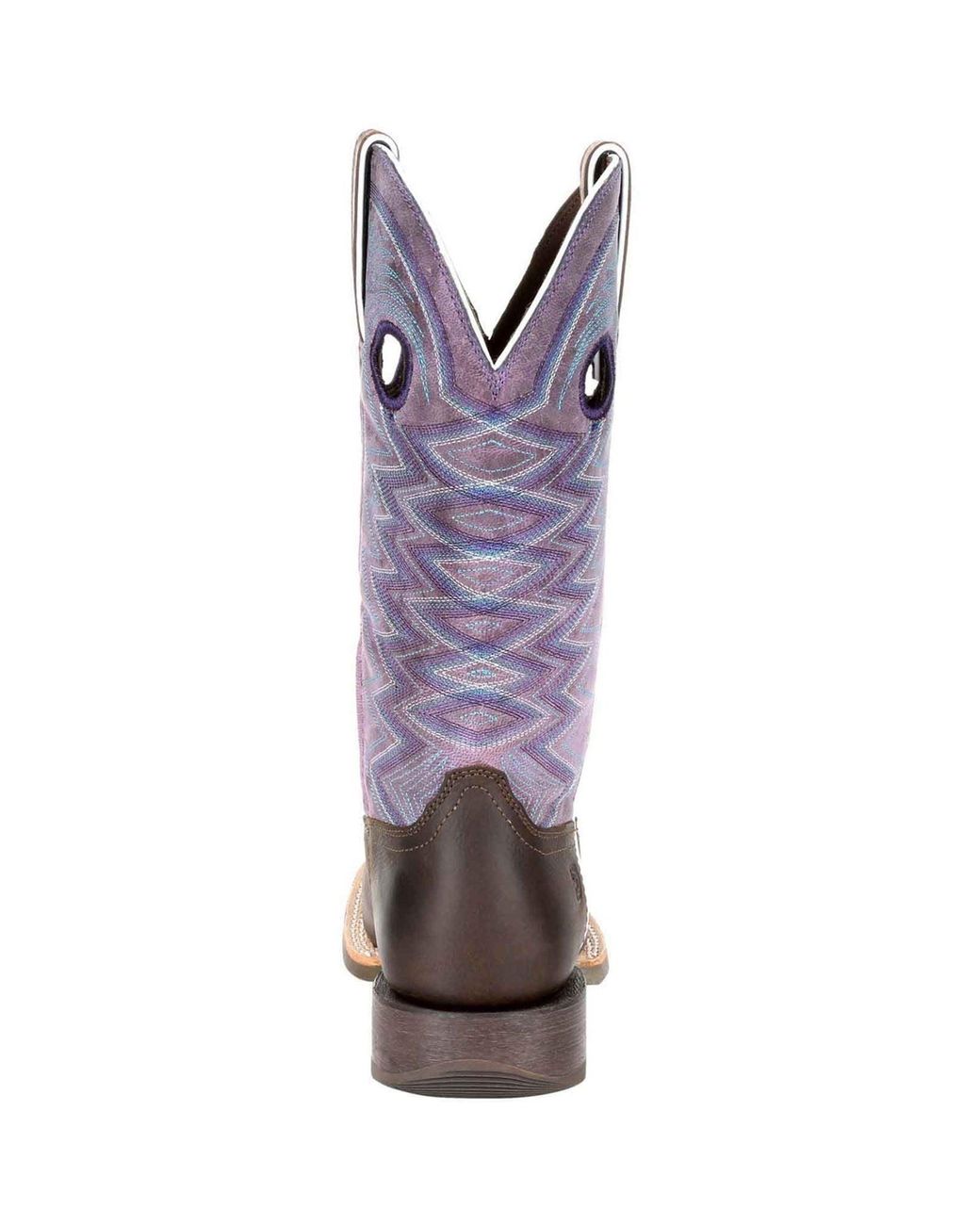 Durango Brown Lady Rebel Pro Leather Dark Earth/Amethyst Boots