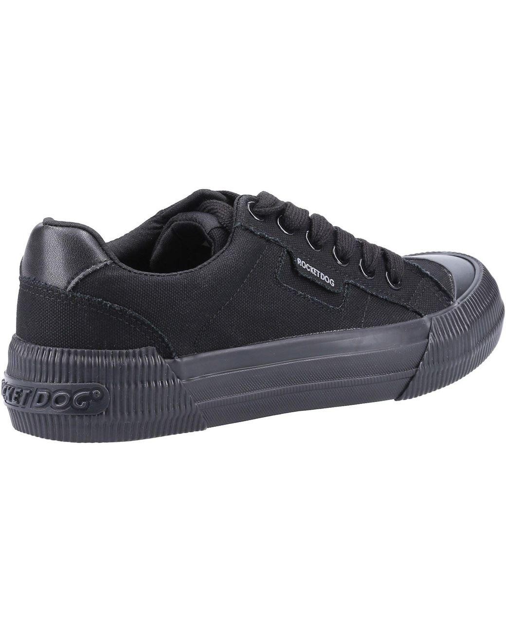 Rocket Dog Black Cheery Canvas Trainers
