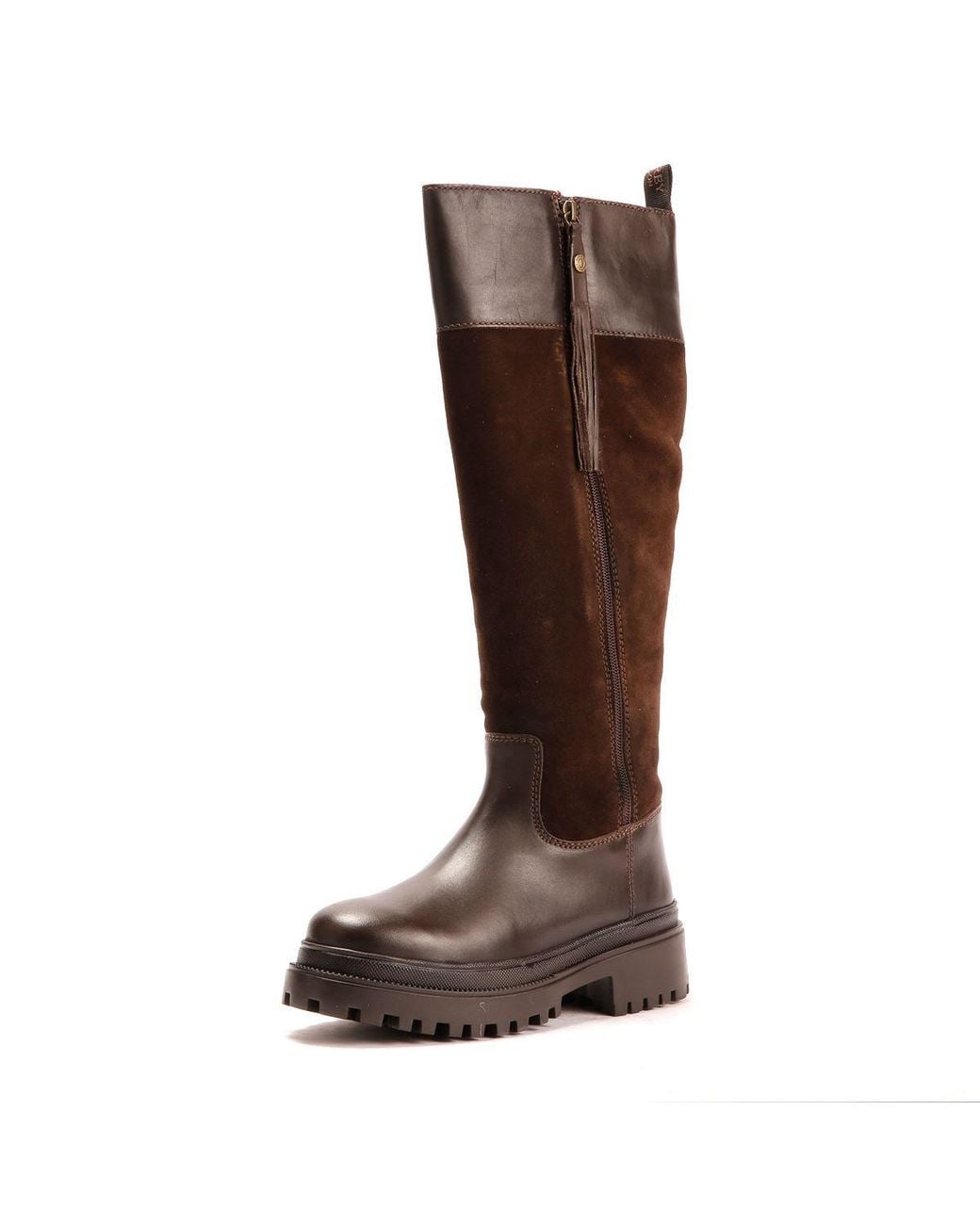 Osprey Brown The Bramble Tall Leather Chocolate Burnish Boots