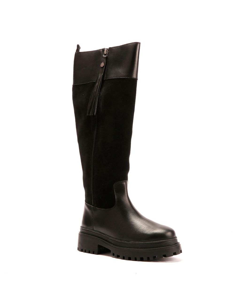 Osprey Black The Bramble Tall Leather Boots