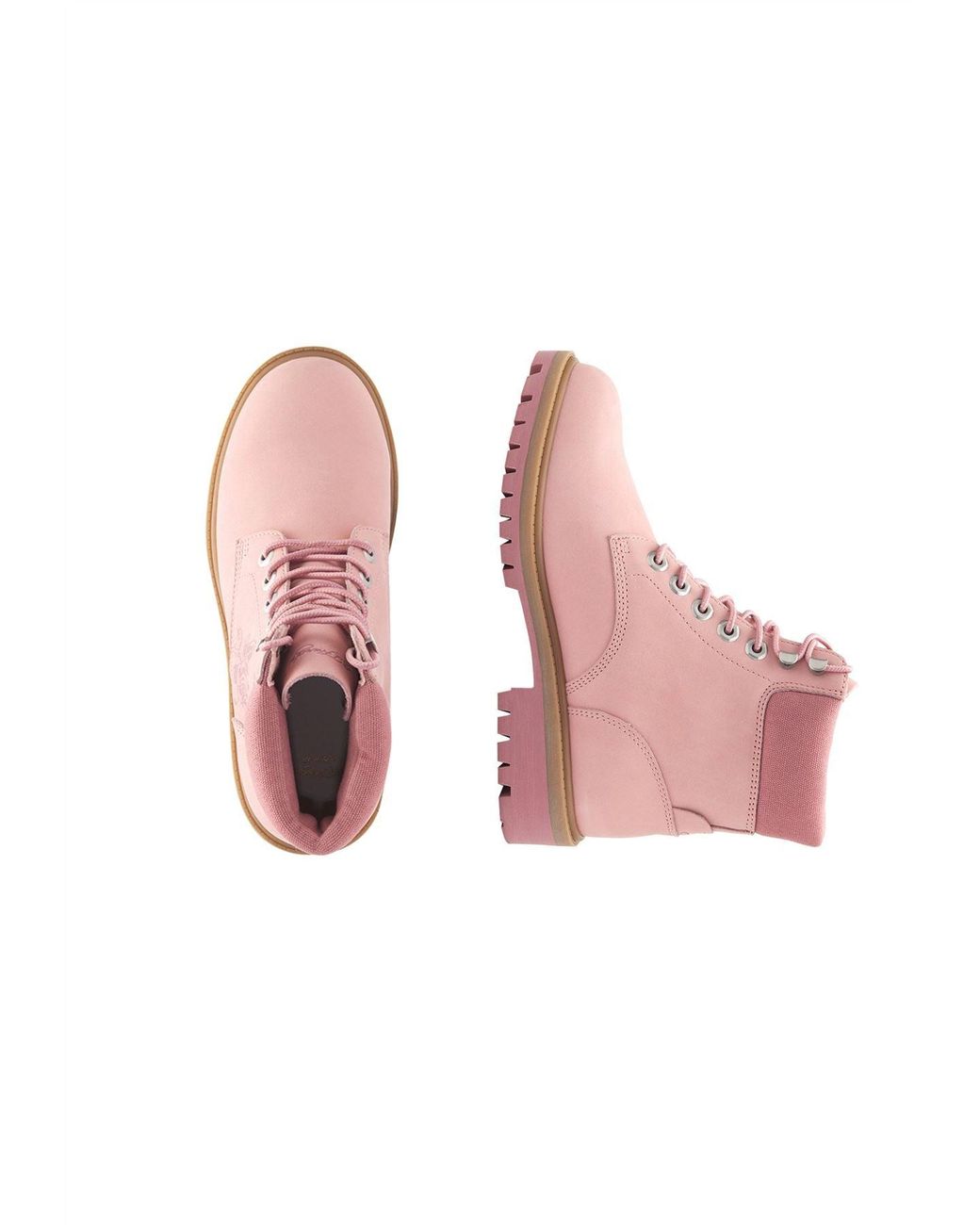 Ed Hardy Pink Wild Roses Nubuck Boots