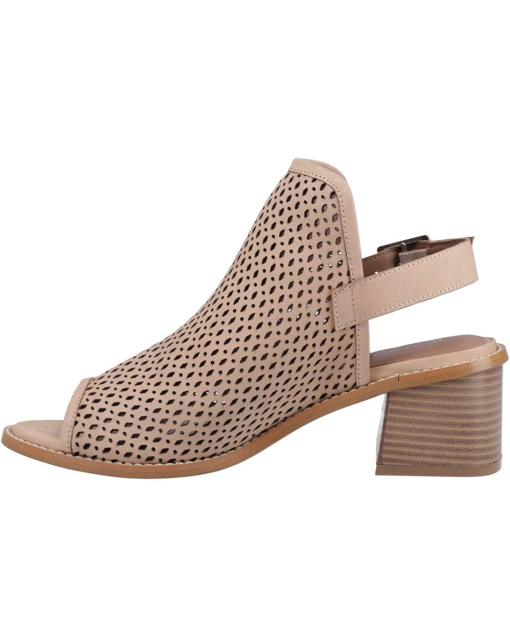 Hush Puppies Brown Louise Heeled Leather Heels
