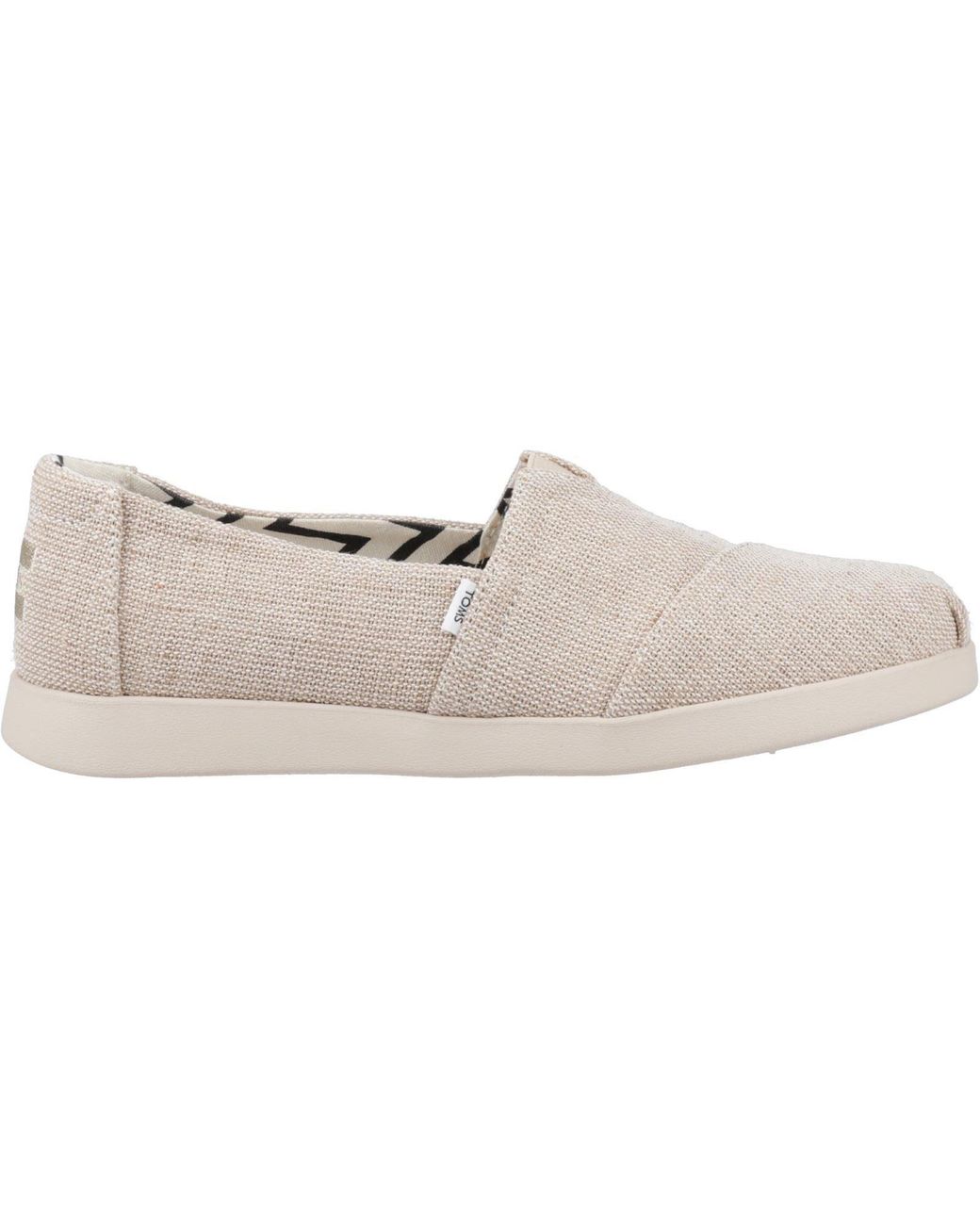 TOMS White Alpargata Plus Jute Espadrilles Canvas