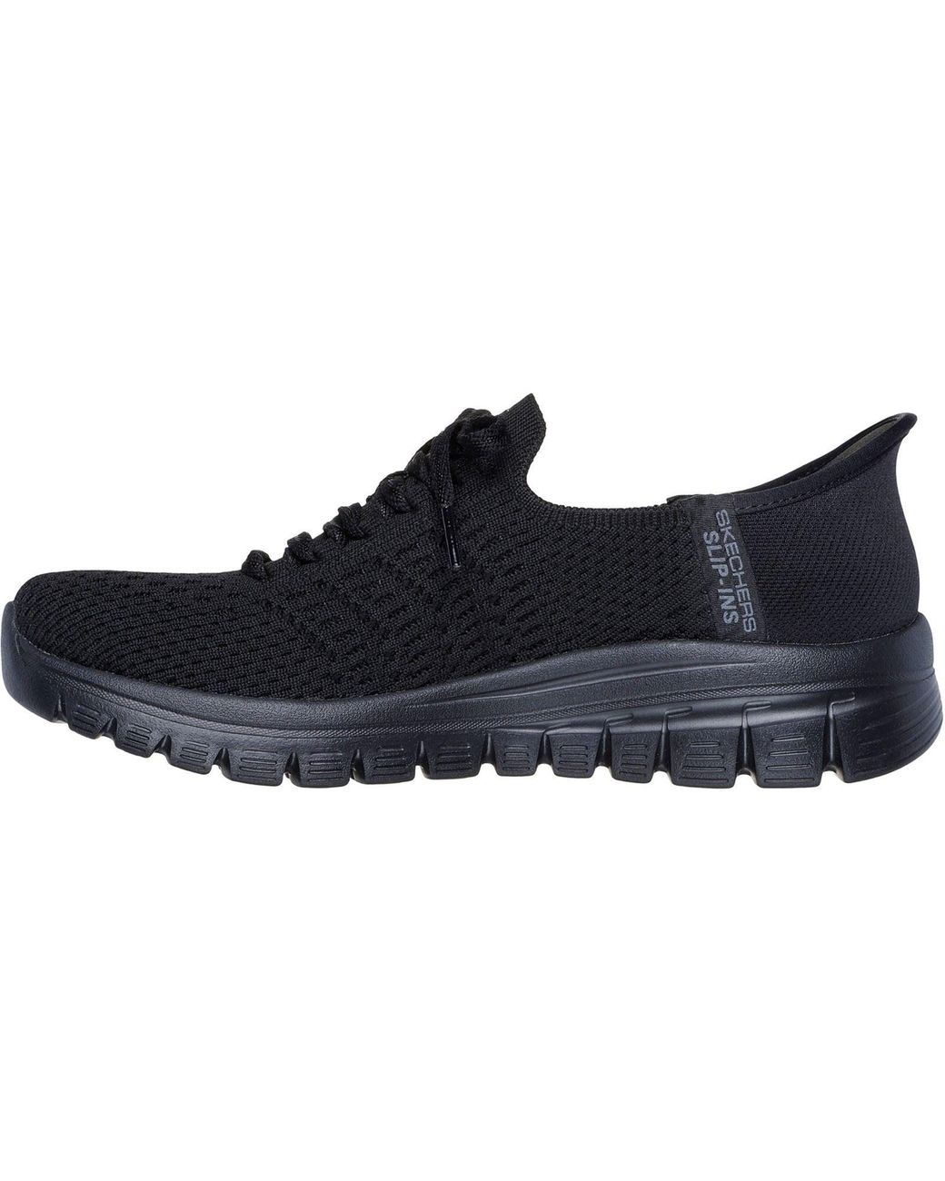 Skechers Blue Graceful First Blush Textile Trainers