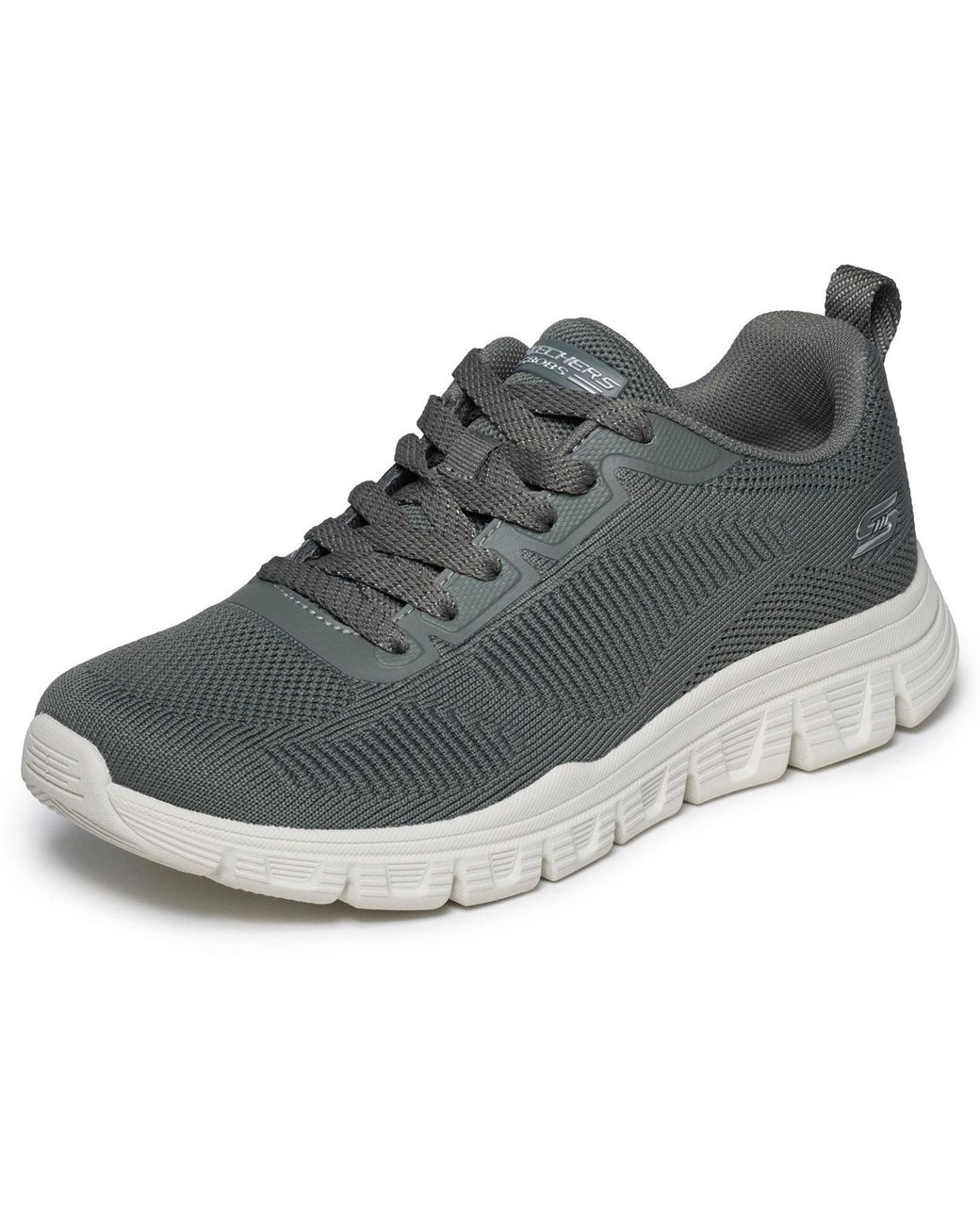 Skechers Gray Bobs B Lite Textile Trainers