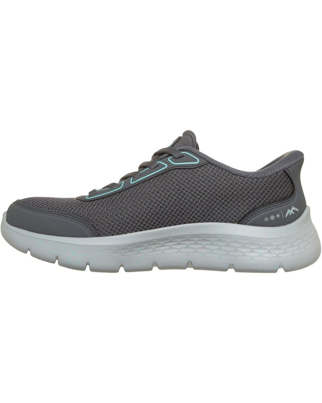 Skechers Gray Go Walk Flex Mabel Textile Trainers