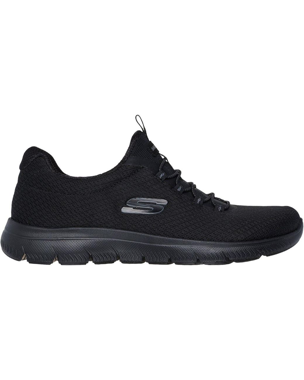 Skechers Blue Summits Summer Blush Textile Trainers