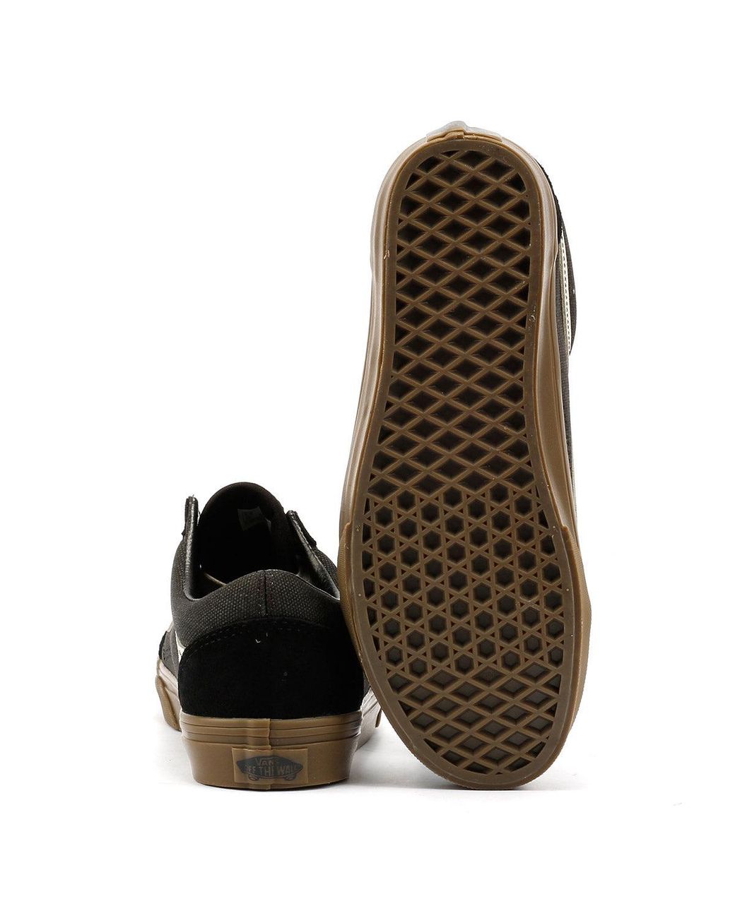 Vans Black Old Skool Heavy Canvas Trainers