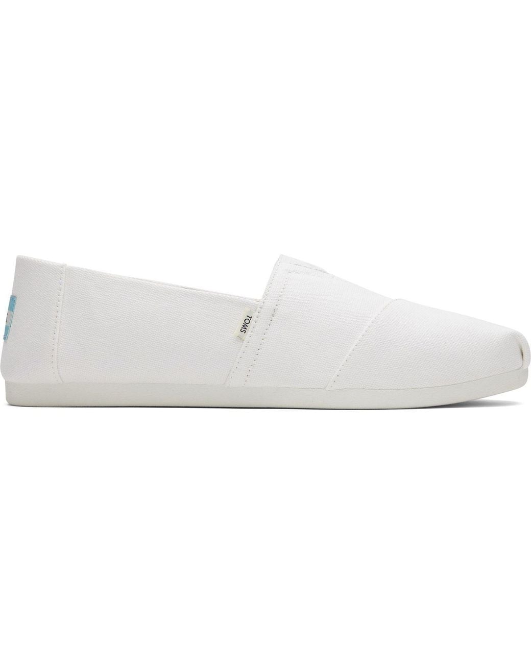 TOMS White Alpargata Espadrilles Cotton for men