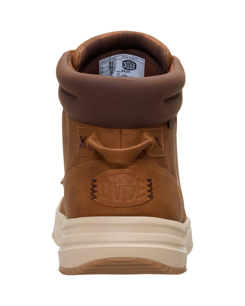 HeyDude Brown Bradley Ii Classic Polyurethane Argan Oil/Multi Ankle Boots for men