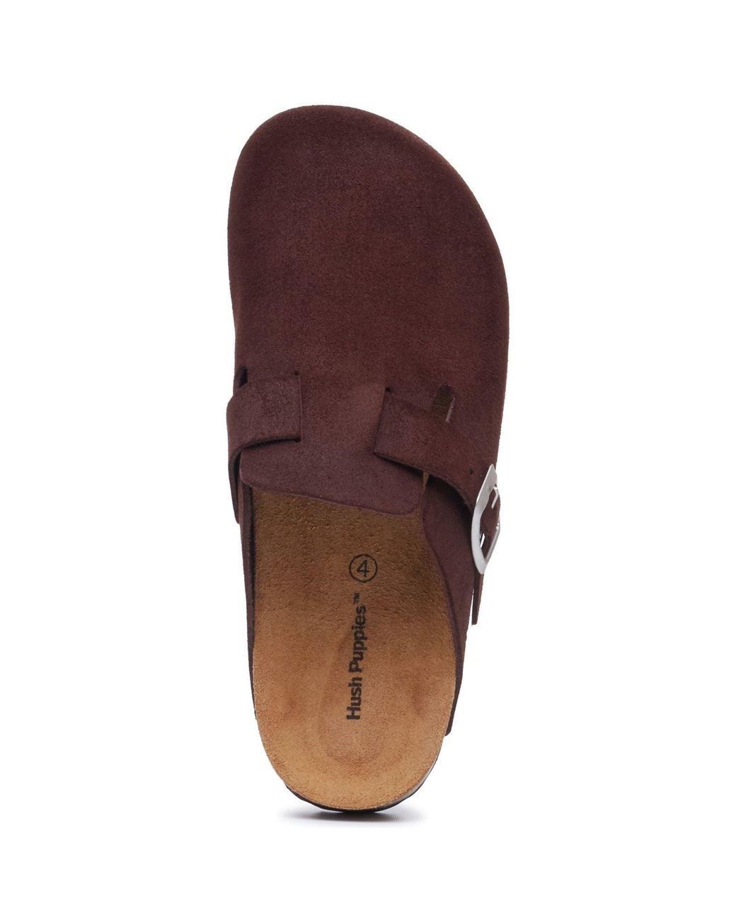 Hush Puppies Red Bailey Suede Chocolate Mules