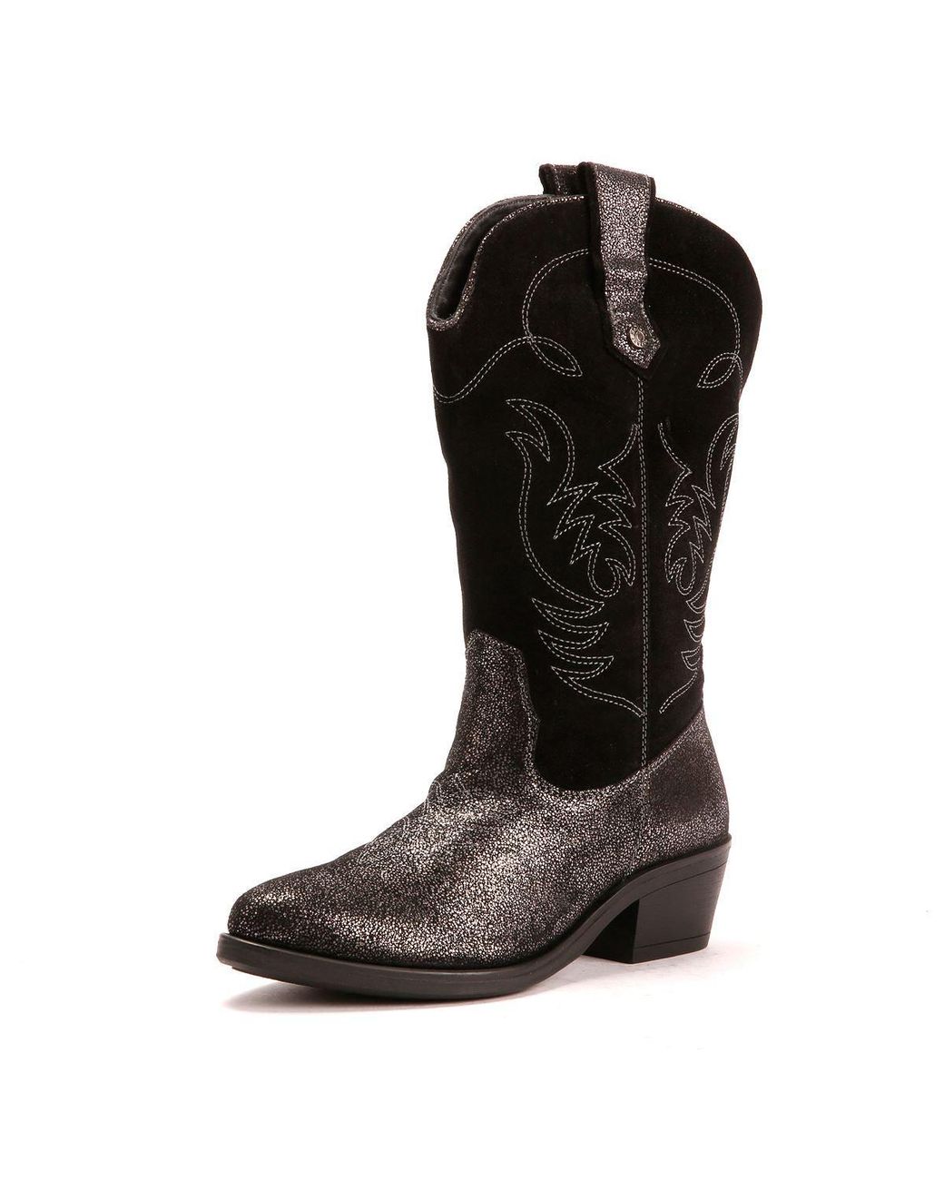 Osprey Black The Louisiana Leather /Gunmetal Boots