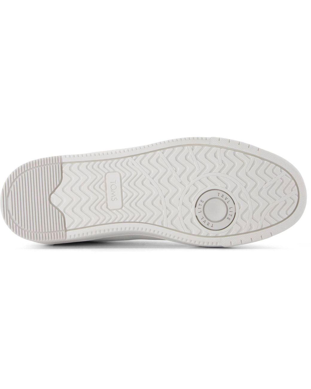 TOMS White Trvl Lite Miles Leather Trainers for men