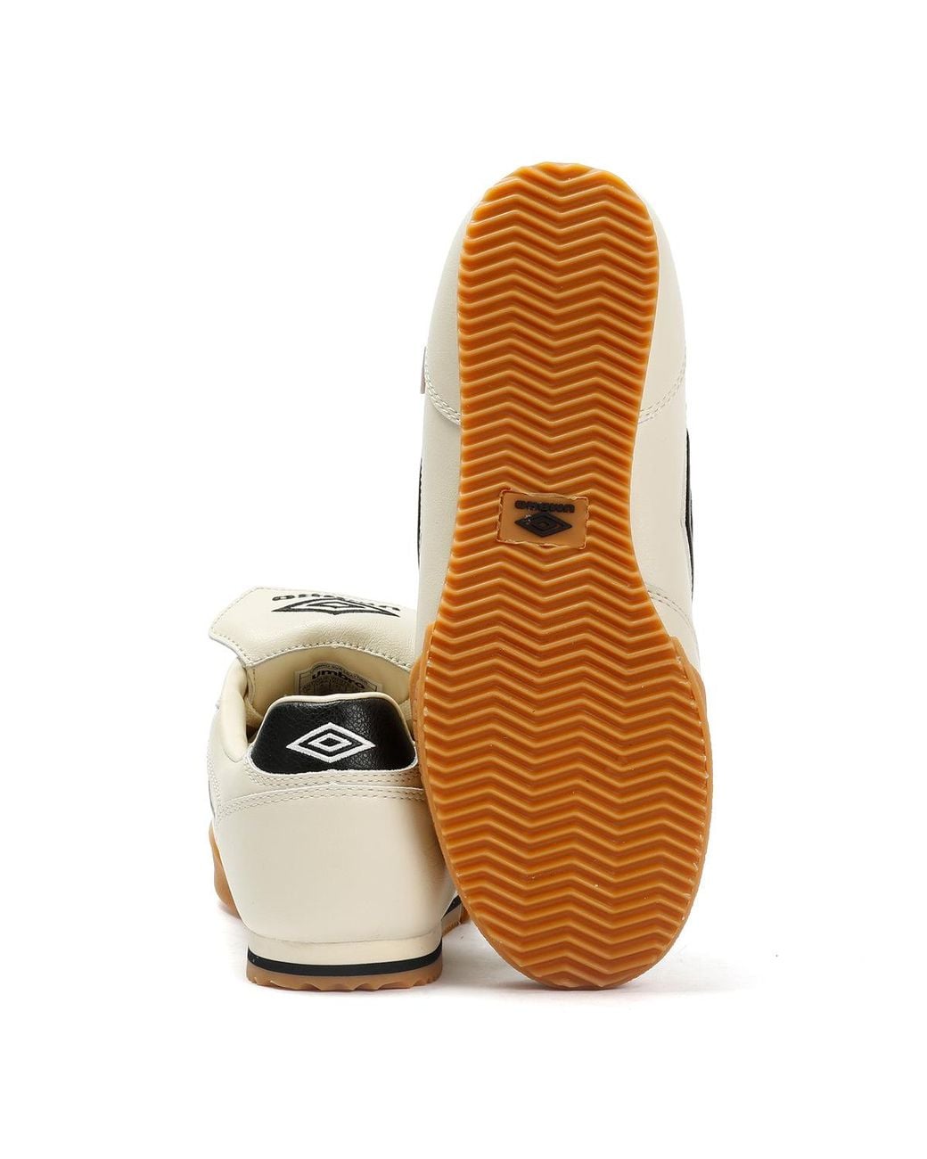 Umbro White 5V5 Leather Antique/ Trainers
