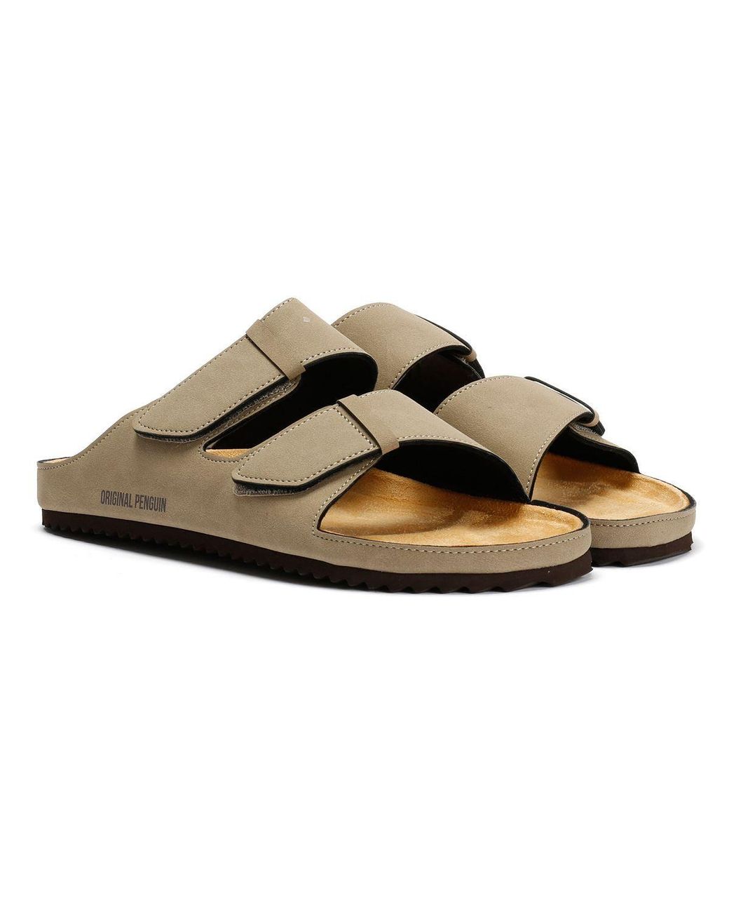 Original Penguin Black Panache Sand Sandals for men