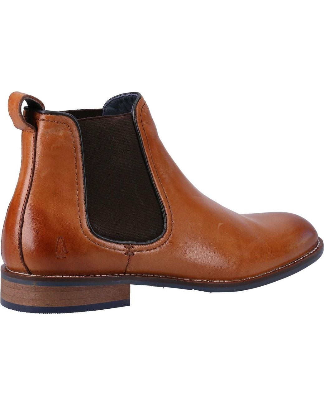 Hush Puppies Brown Diego Chelsea Leather Boots for men