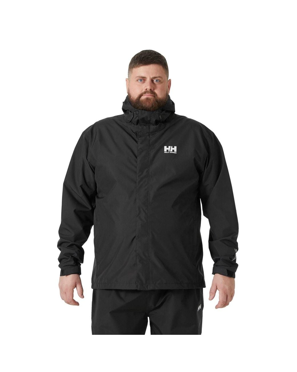 Helly Hansen Sport Black Seven J Rain Jacket Rain Jacket for men