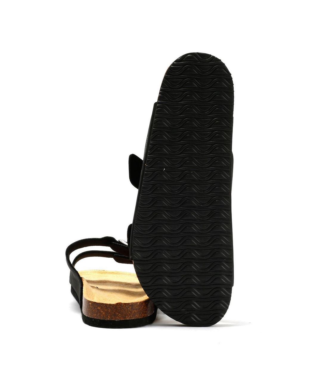 Original Penguin Black Port 2 Sandals for men