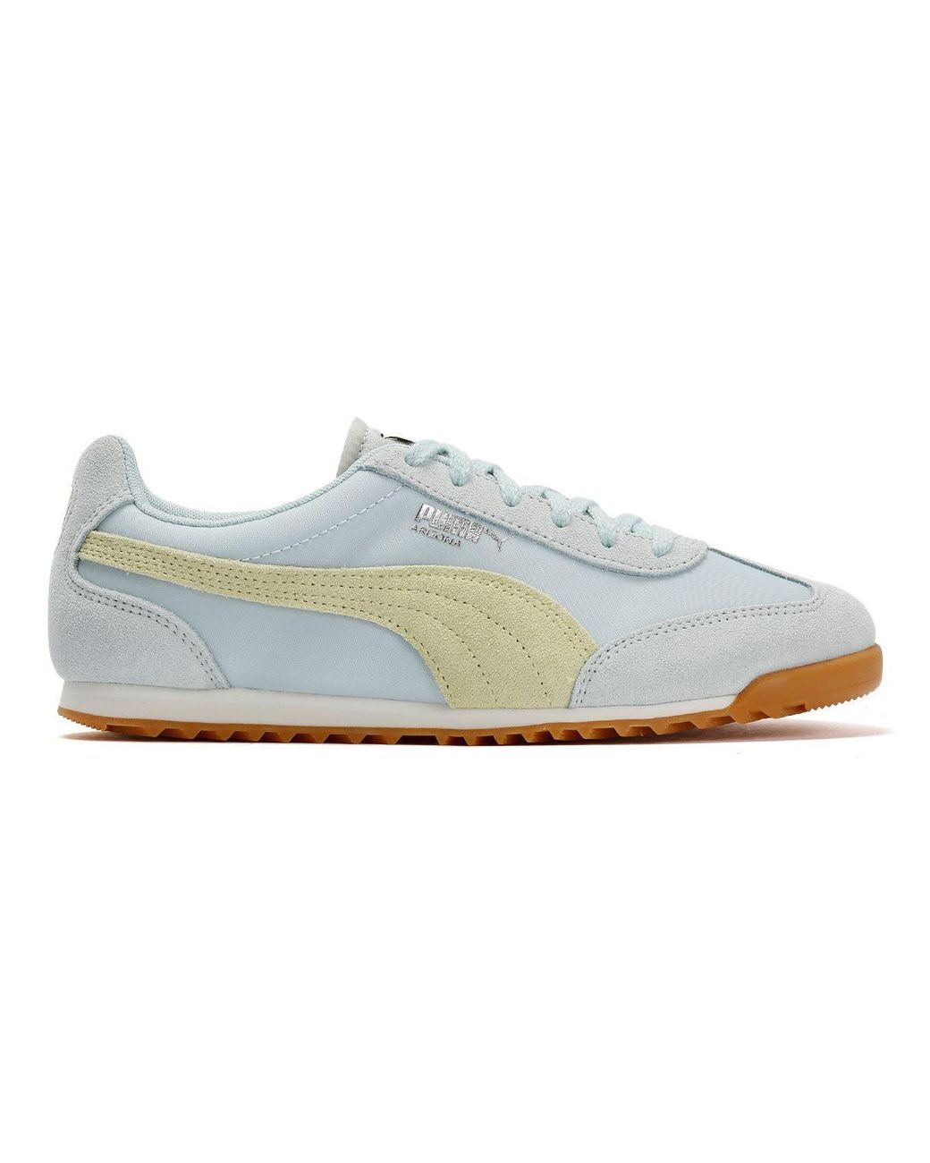 PUMA White Arizona Nylon Trainers