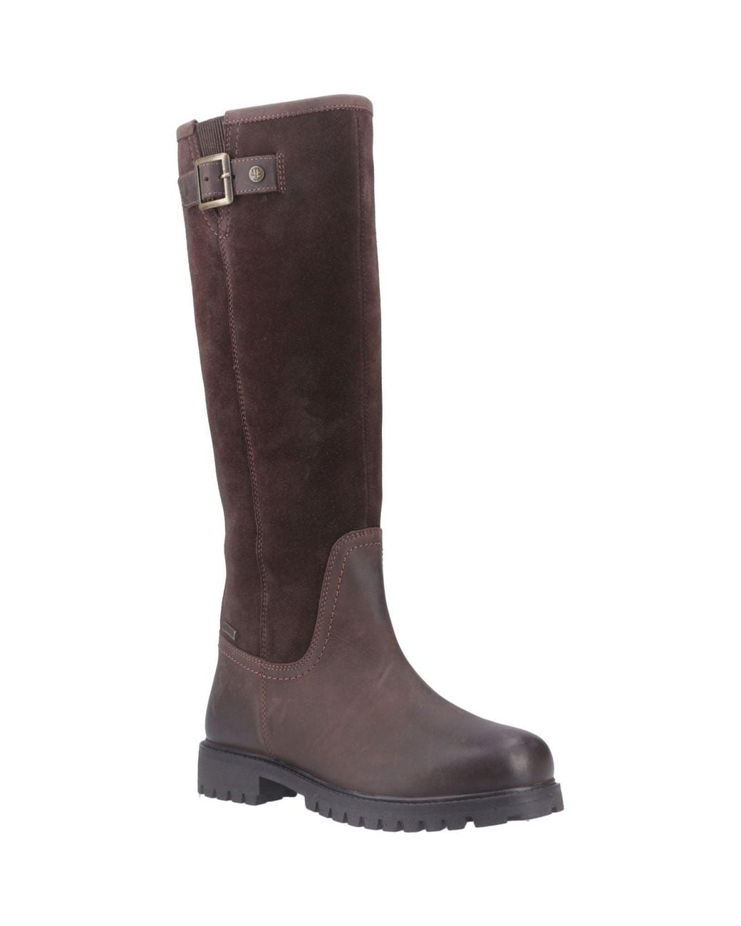 Hunter Brown Canna Tall Leather Boots