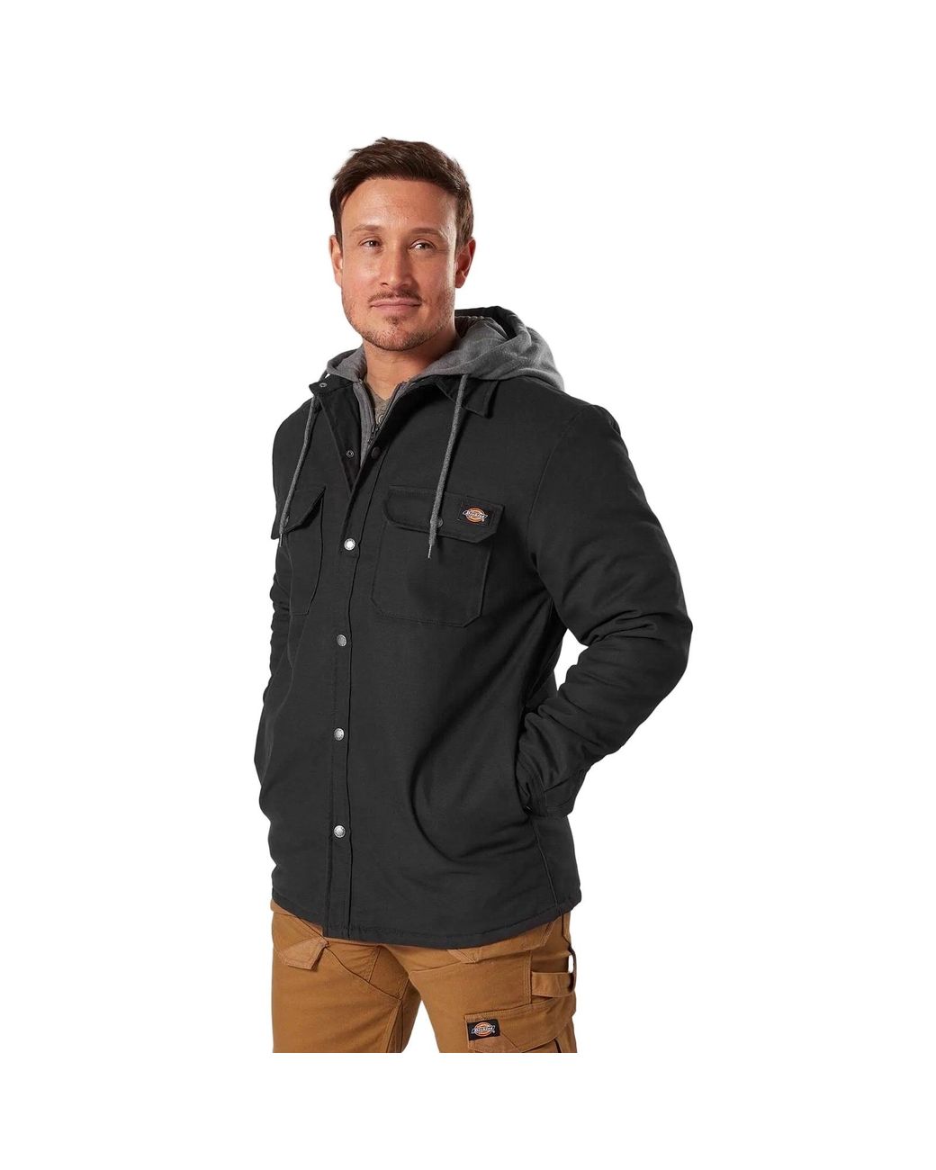 Dickies Black Duck Shirt Jacket for men