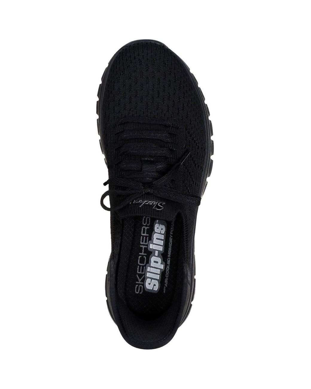 Skechers Blue Graceful First Blush Textile Trainers