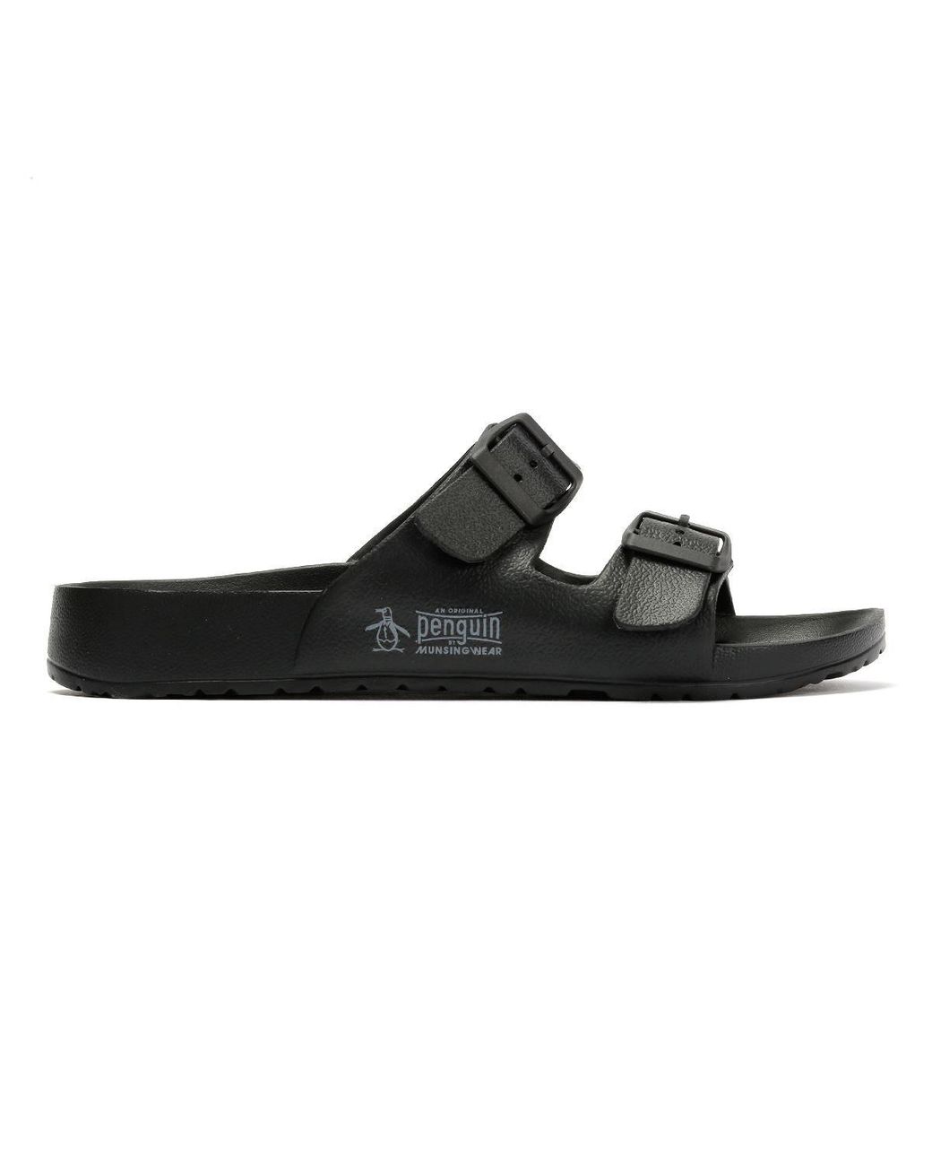 Original Penguin Black Eden Sandals for men