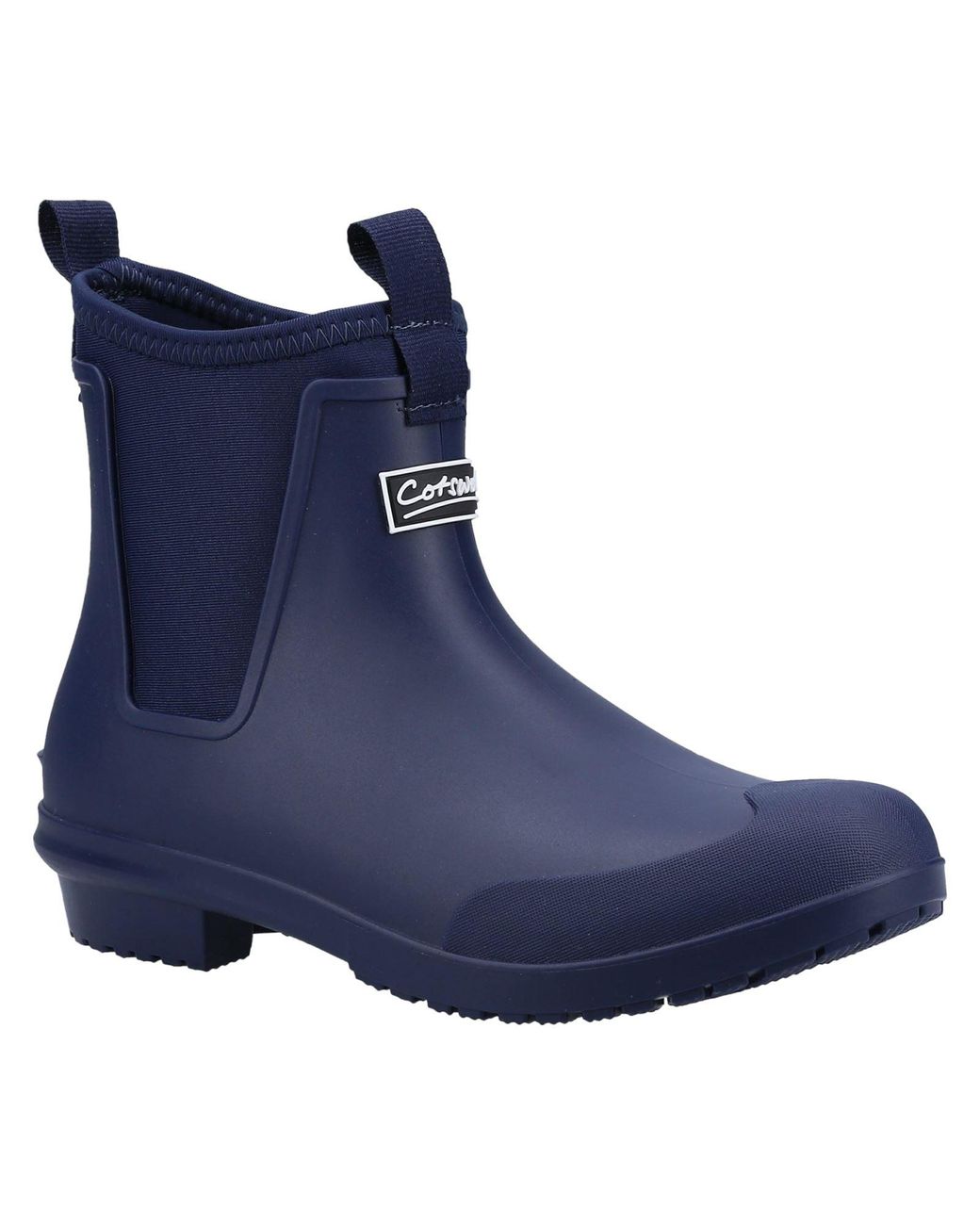 Cotswold Blue Grosvenor Synthetic Wellington Boots