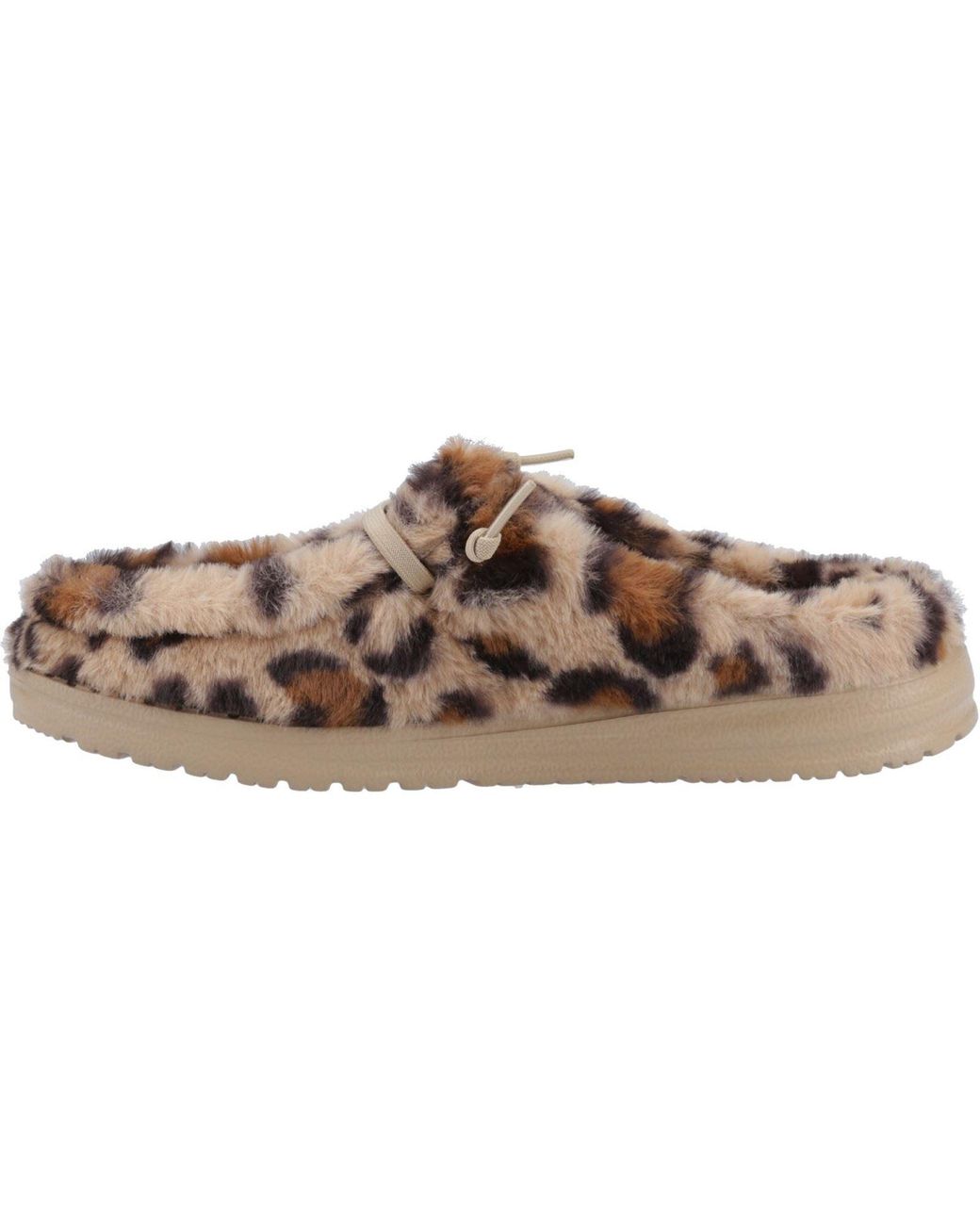 HeyDude Brown Wendy Synthetic /Multi Mules