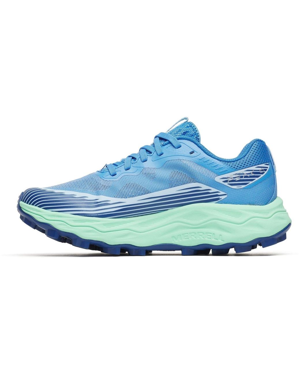 Merrell Blue Agility Peak 6 Runner Polyurethane Admiral Trail Running Shoes