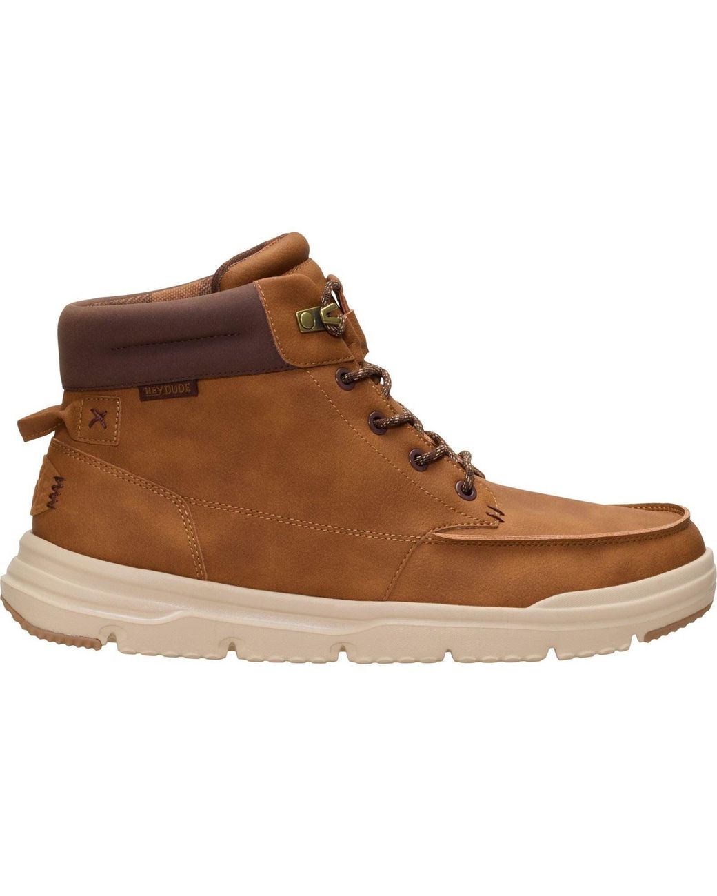 HeyDude Brown Bradley Ii Classic Polyurethane Argan Oil/Multi Ankle Boots for men