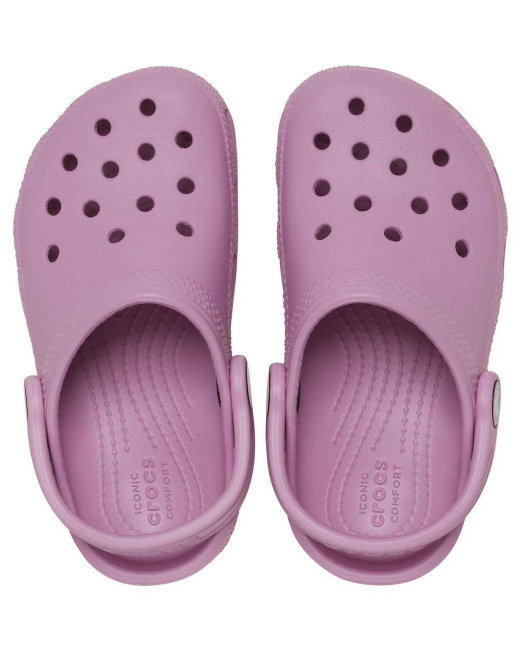 CROCSTM Purple Toddler Classic Clog Synthetic Hydrangea Clogs