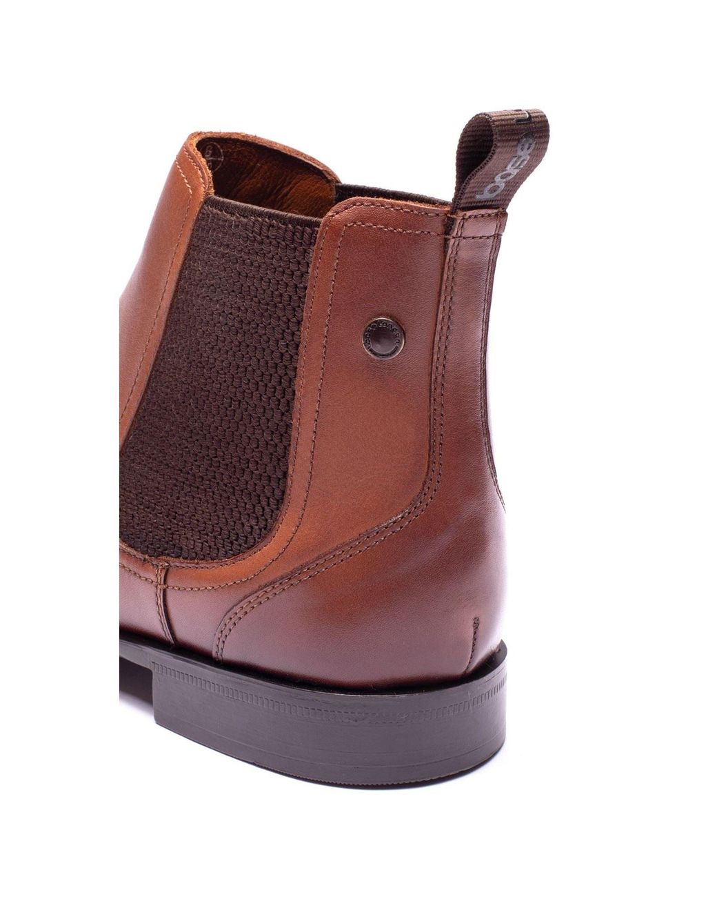 Base London Brown Ellison Leather Boots for men