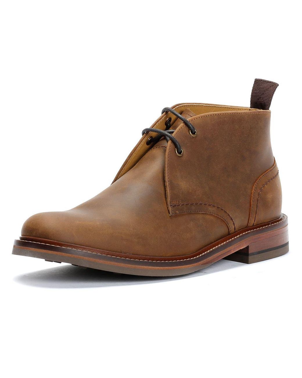 Chapman & Moore Brown Country Chukka Leather Choco Boots for men