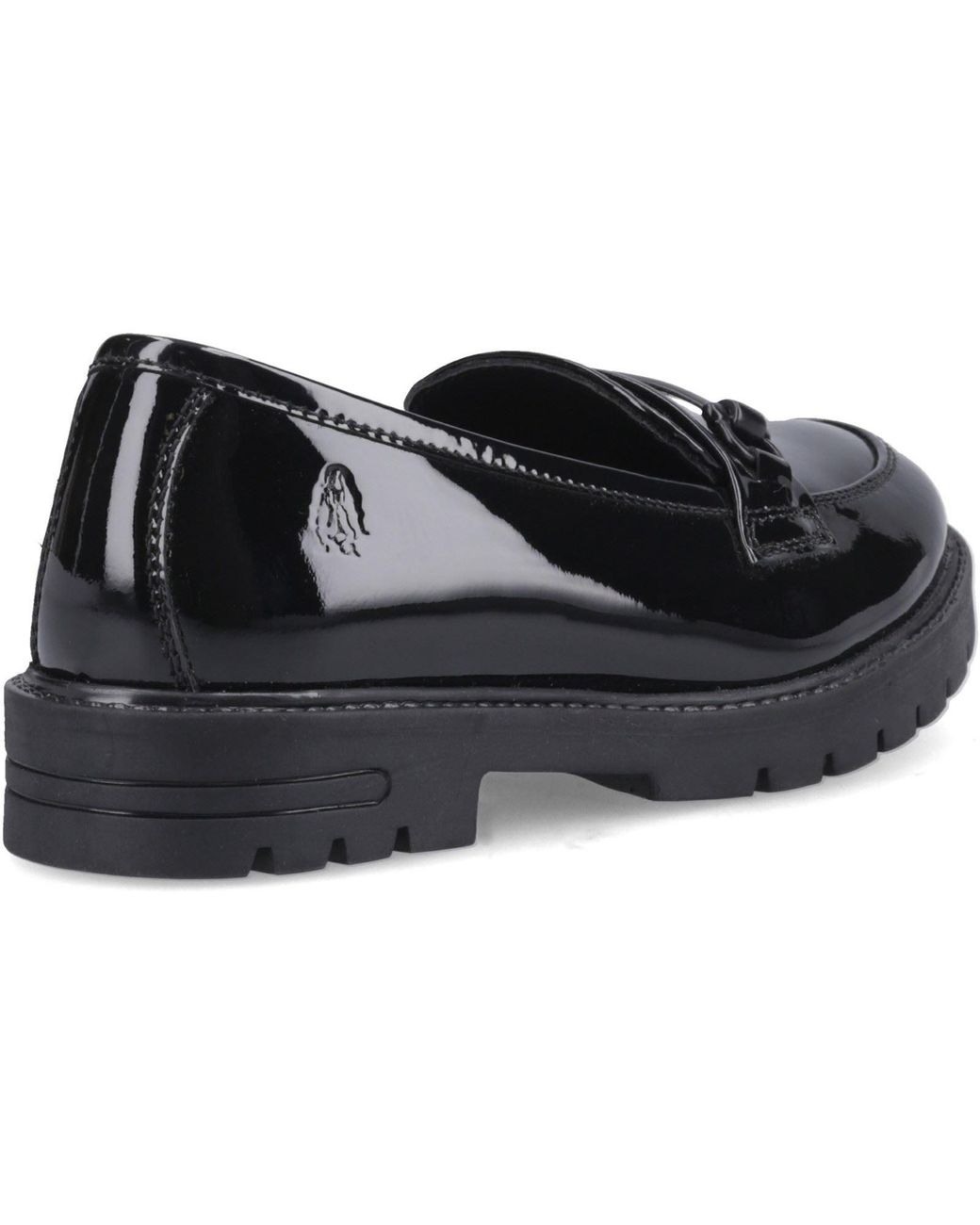Hush Puppies Black Hazel Snaffle Leather Loafers