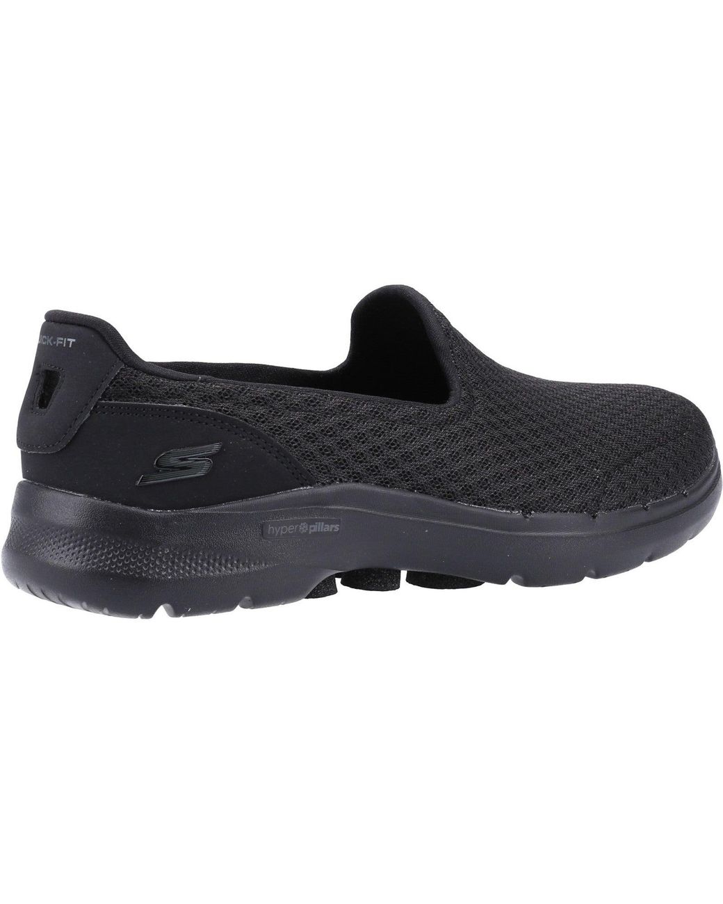 Skechers Black Go Walk 6 124508-Bbk Slip On Shoes
