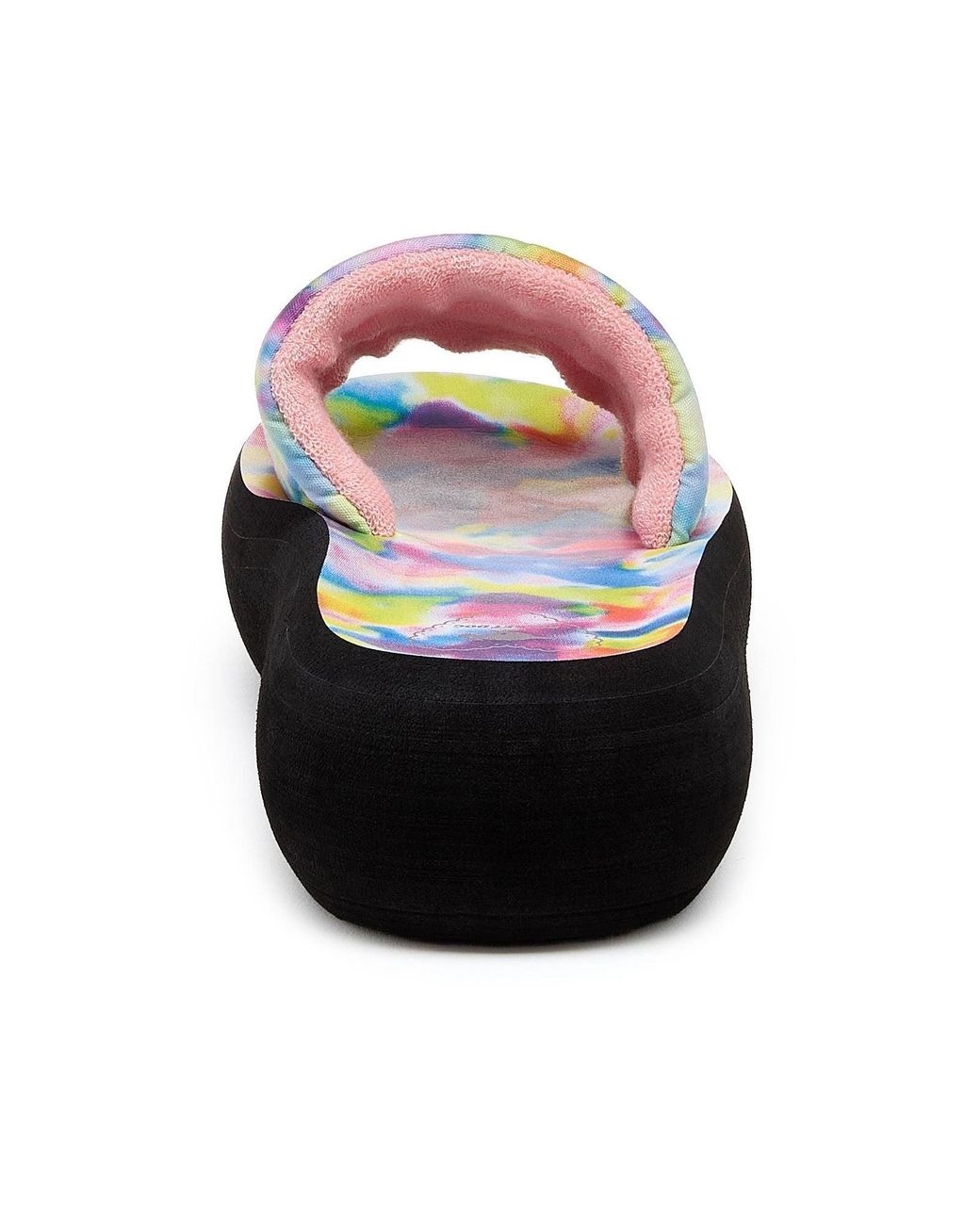 Rocket Dog Pink Splash Loyal Tie Dye Textile /Multi Sandals
