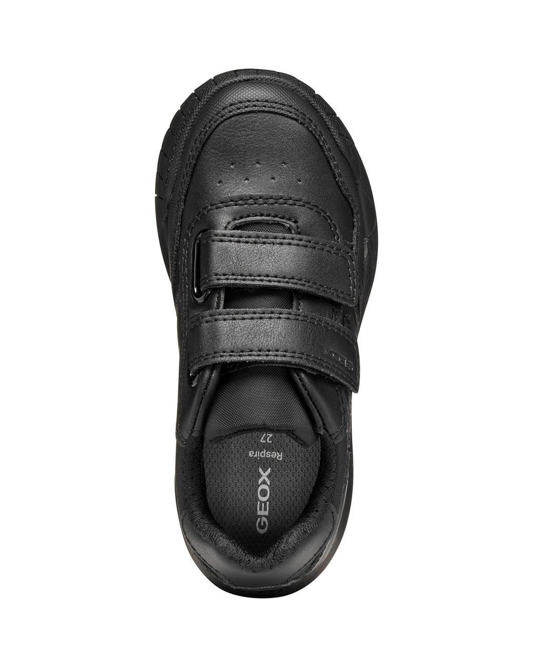 Geox Black J Rann-E Trainers
