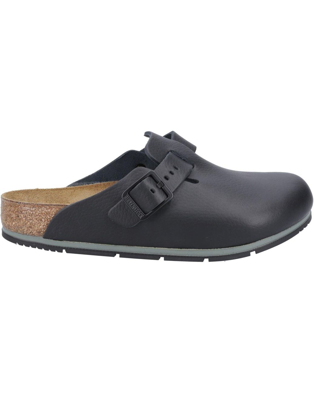 Birkenstock Blue Boston Pro Leather Narrow Fit Clogs