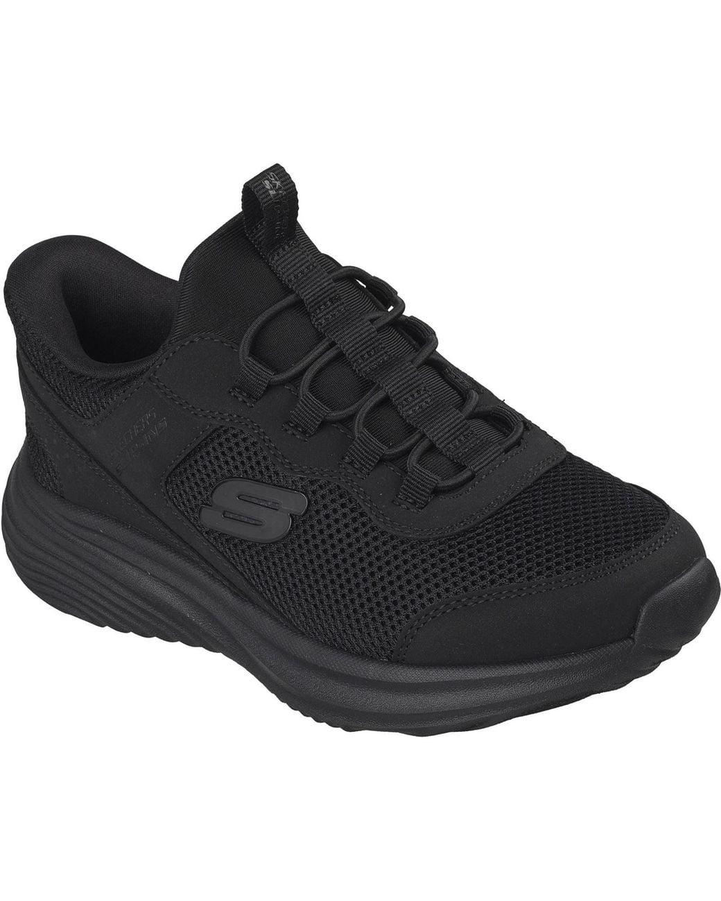 Skechers Black Bounder Pro Polyurethane Trainers