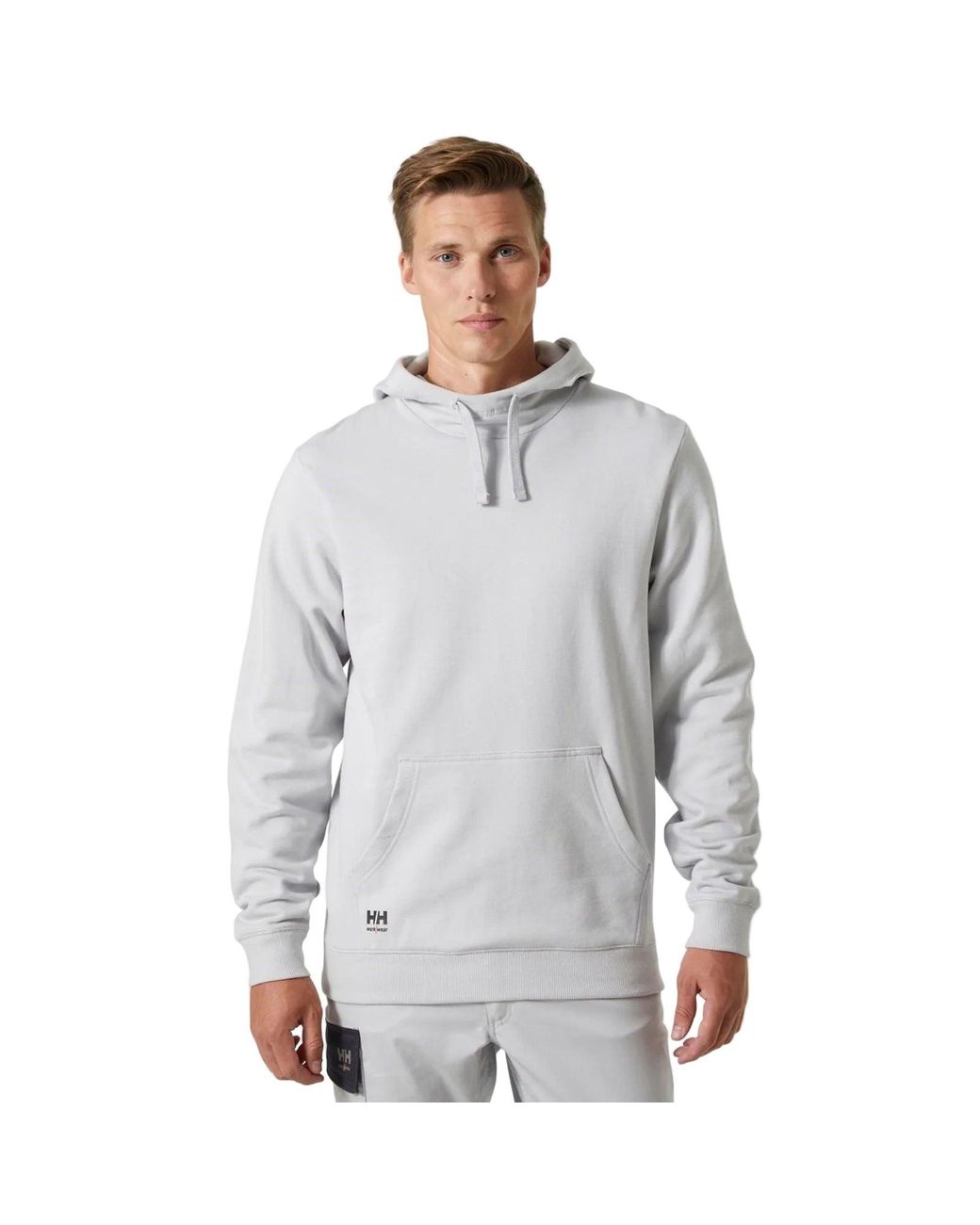 Helly Hansen Gray Classic Cotton Hooded Sweatshirt for men