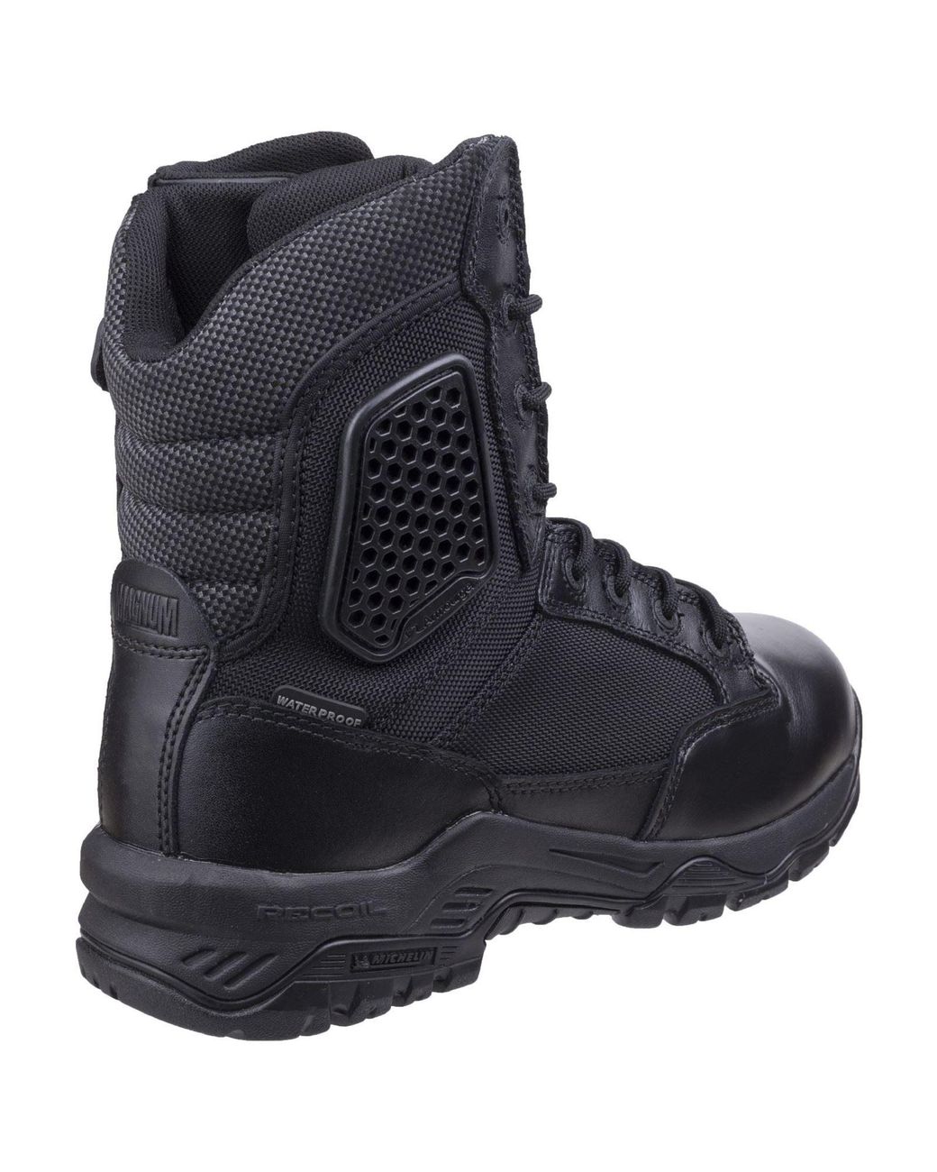 Magnum Black Strike Force 8.0 Wp Side-Zip Leather Safety Boots