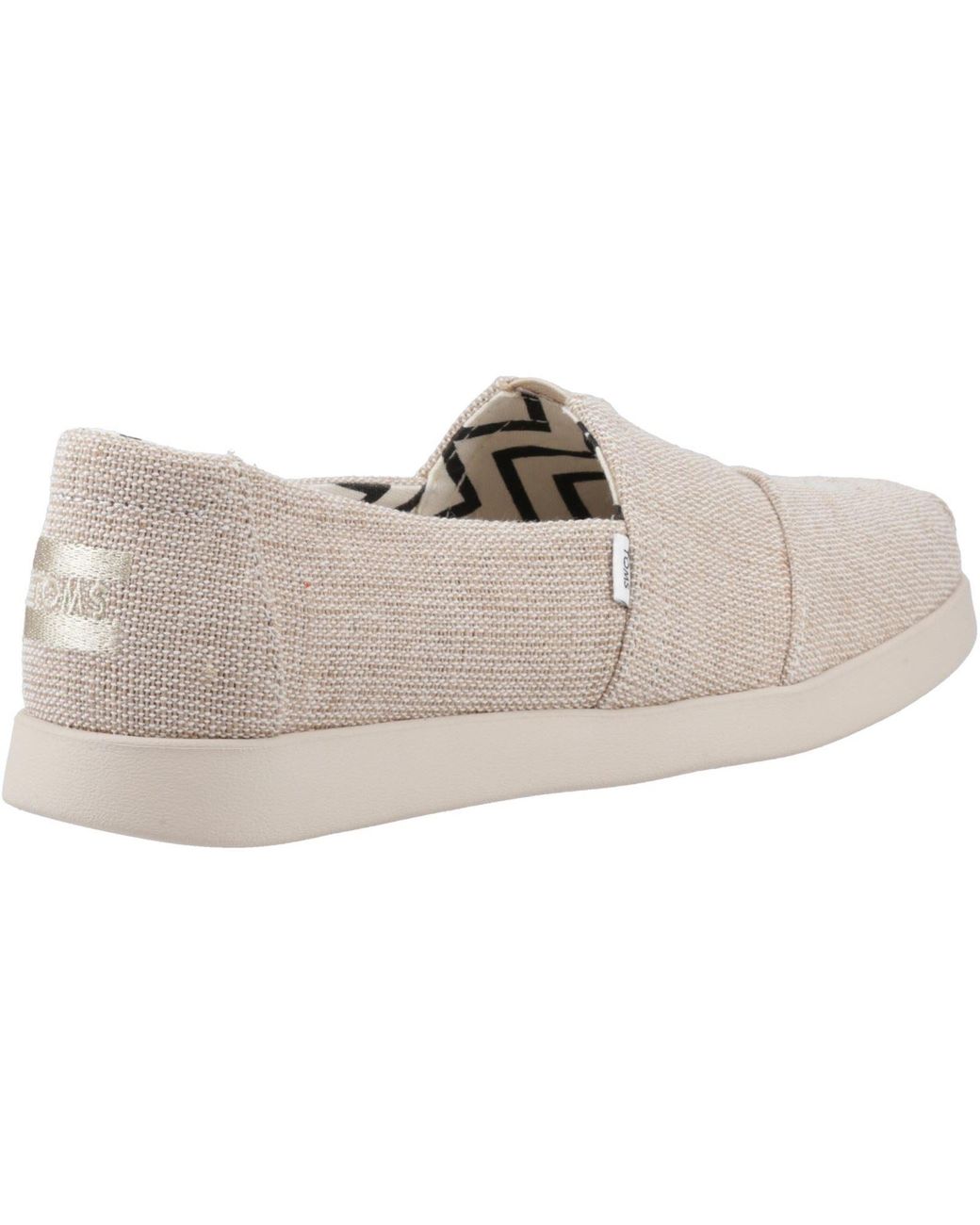 TOMS White Alpargata Plus Jute Espadrilles Canvas